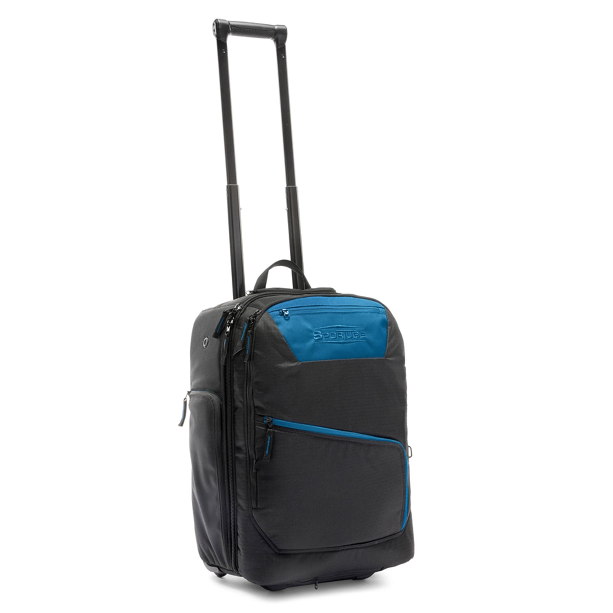 Sportube Cabin Cruiser Wheeled Carry-On Boot, Padded Bag Travel Gear, Azure - VMInnovations