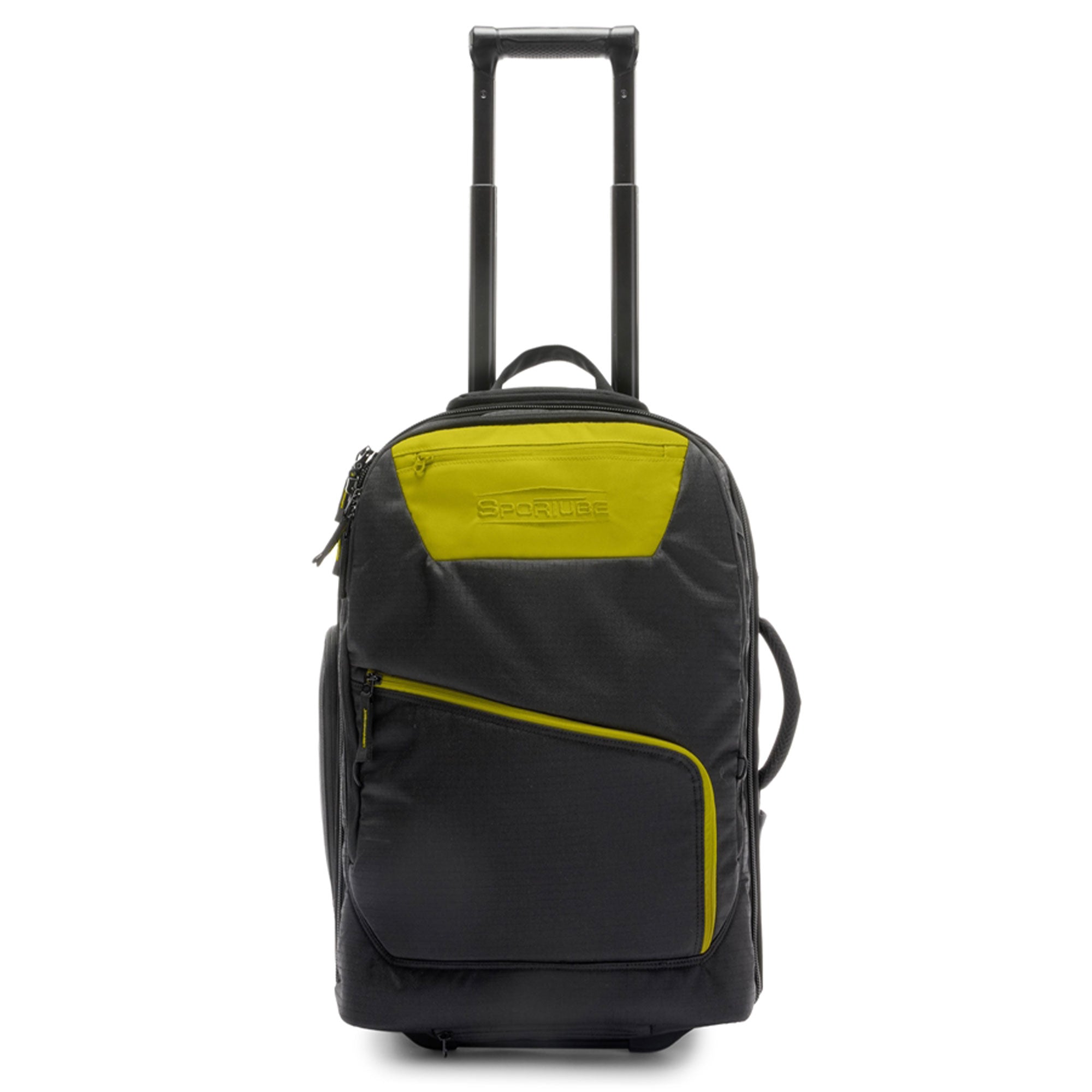Sportube Cabin Cruiser Wheeled Carry-On Boot Bag, Padded Travel Gear, Citrus - VMInnovations