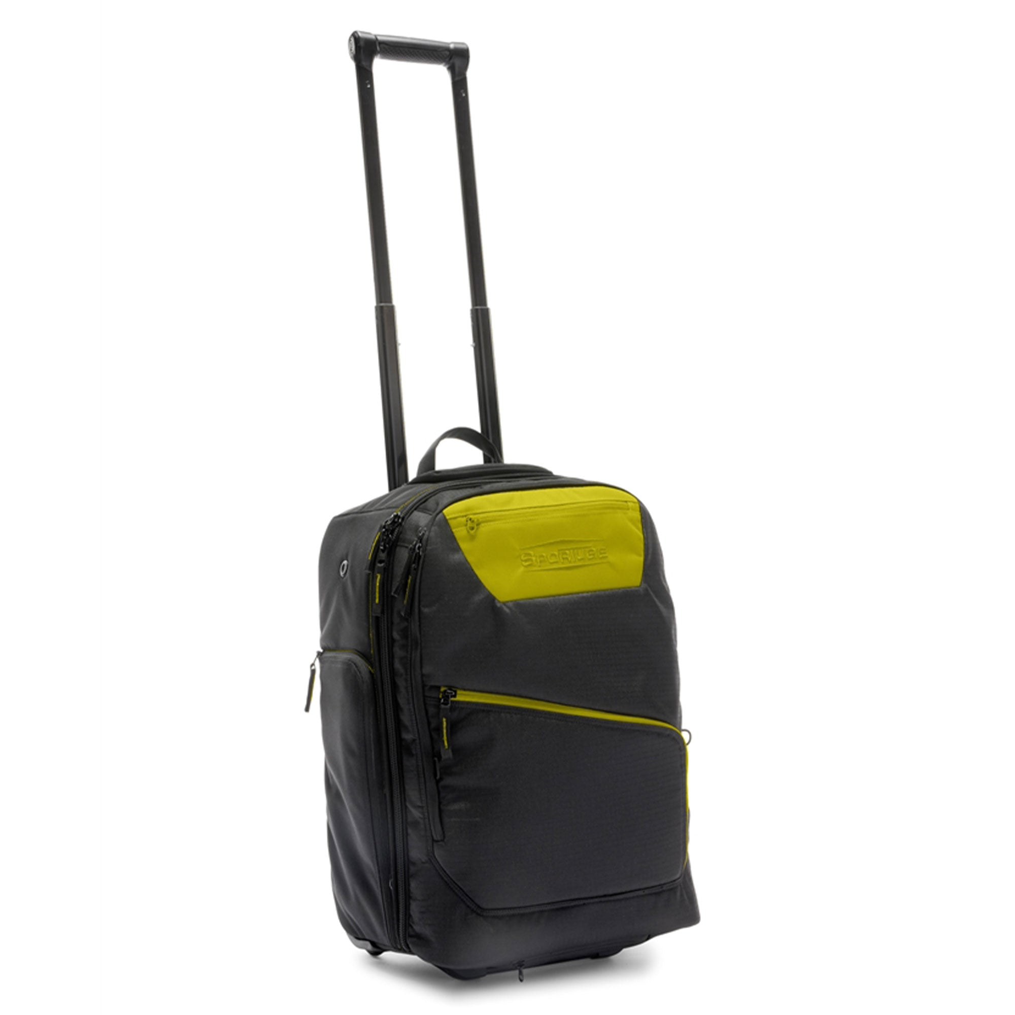 Sportube Cabin Cruiser Wheeled Carry-On Boot Bag, Padded Travel Gear, Citrus - VMInnovations