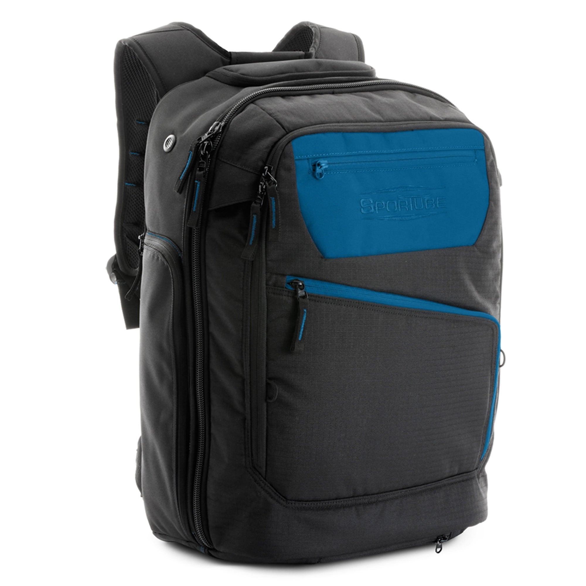 Sportube Overheader Boot and Gear Backpack, Carry-on Travel Bag, Azure - VMInnovations
