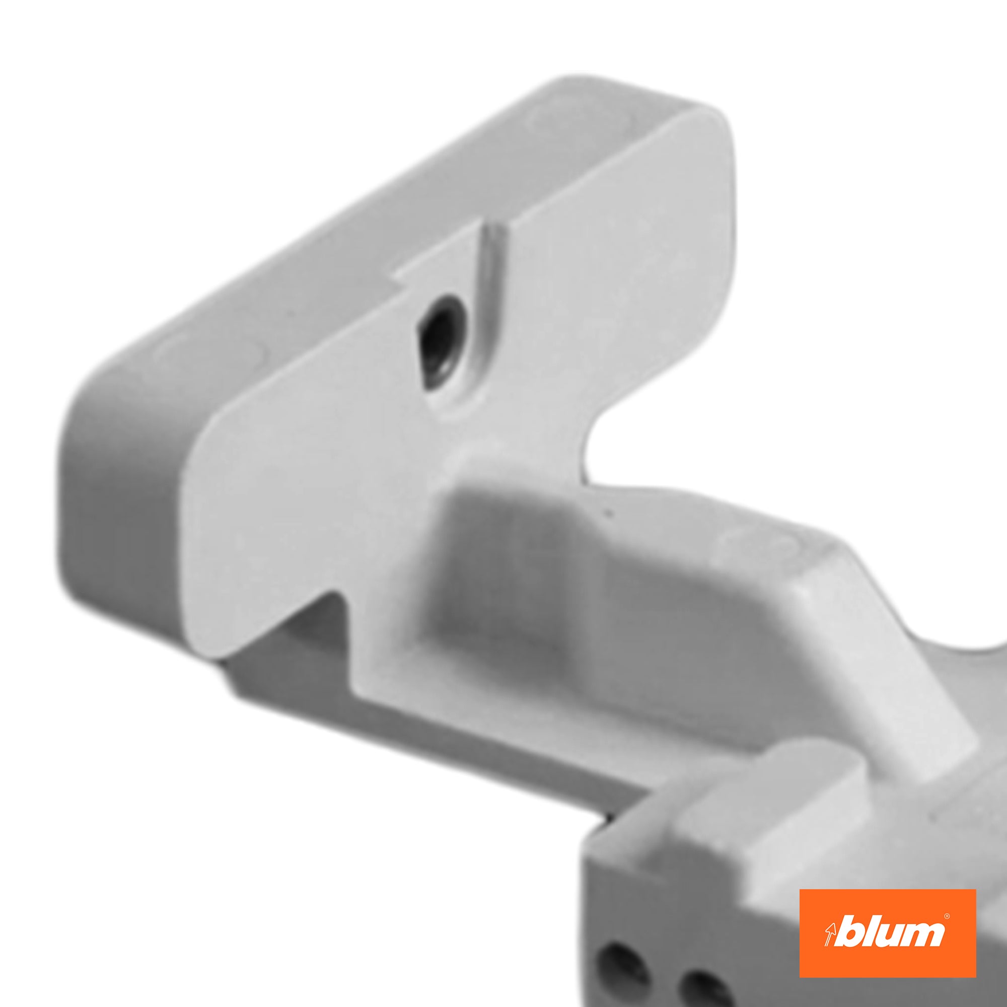 Blum Concealed Runner Drilling Template (Jig), Assembly Aid for Drawer Preparation with TANDEM plus BLUMOTION Undermount Runners, Light Gray