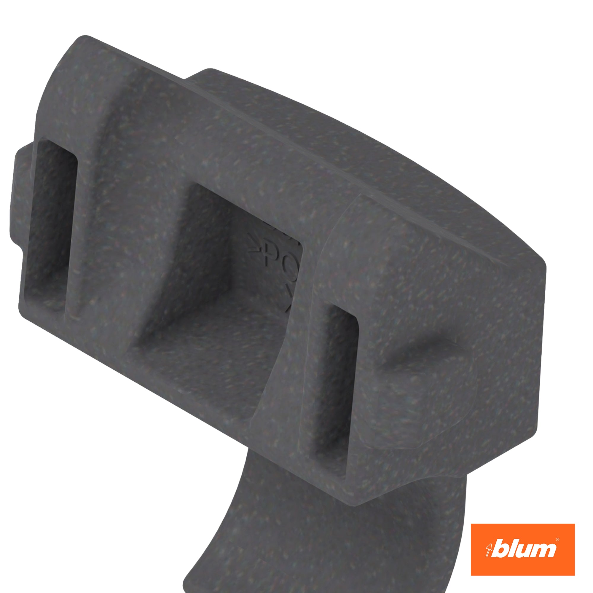 Blum 86° Opening Angle Restriction Clip, 15 Pack of 10 Clips, Plastic, Deep Gray - VMInnovations