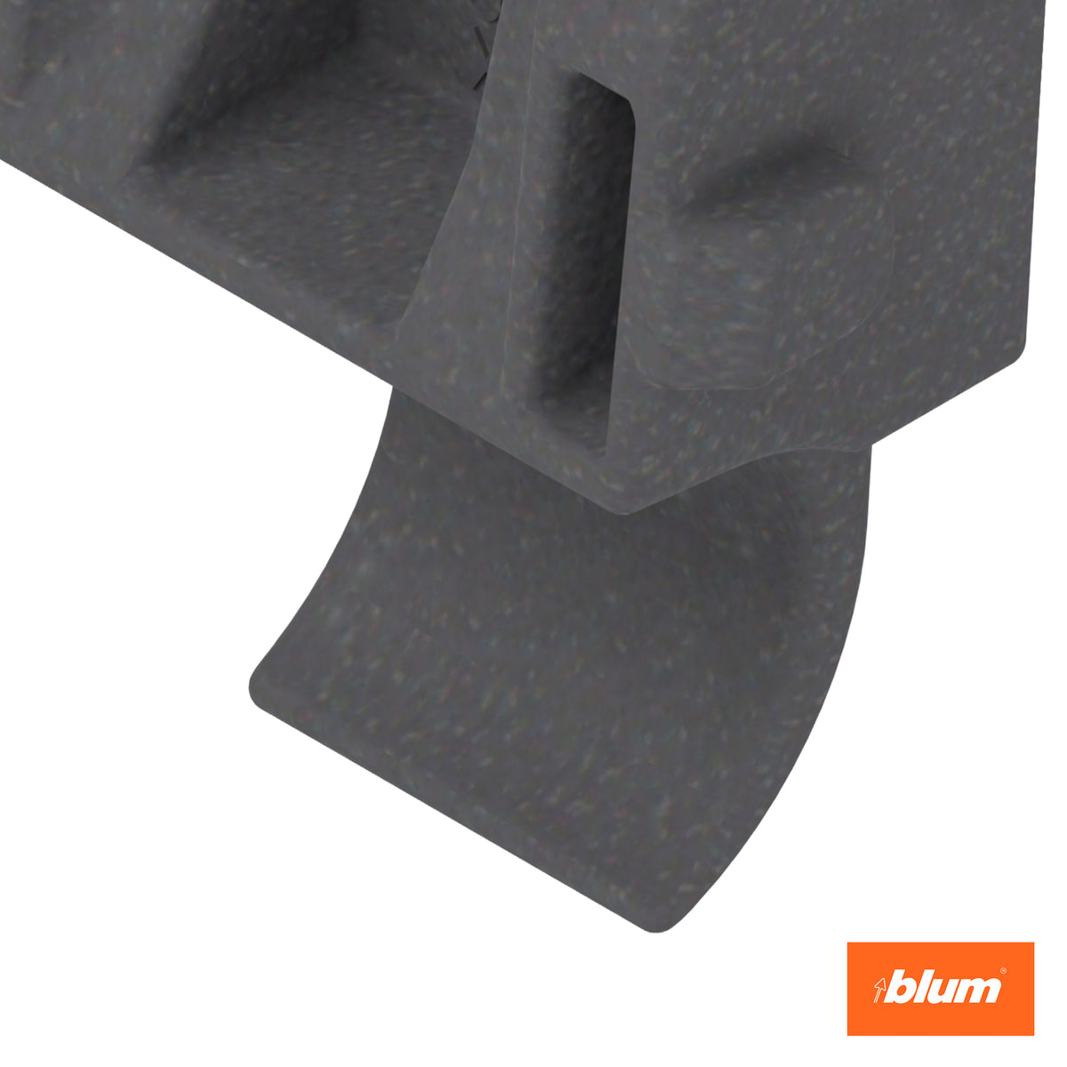 Blum 86° Opening Angle Restriction Clip, 15 Pack of 10 Clips, Plastic, Deep Gray - VMInnovations