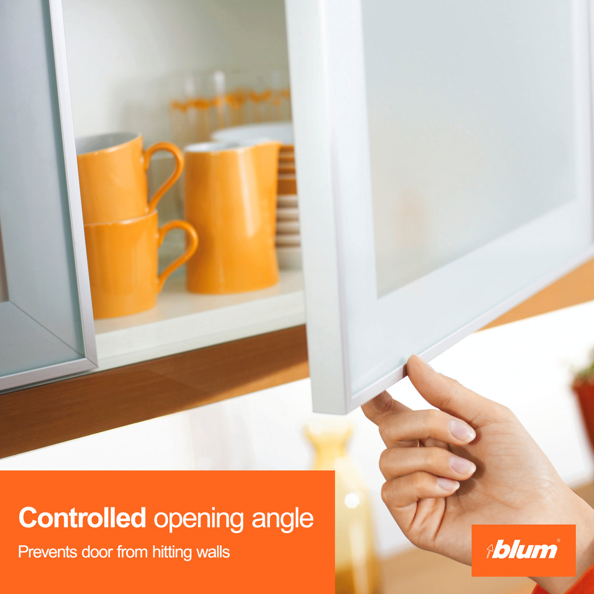 Blum 86° Opening Angle Restriction Clip, 15 Pack of 10 Clips, Plastic, Deep Gray - VMInnovations