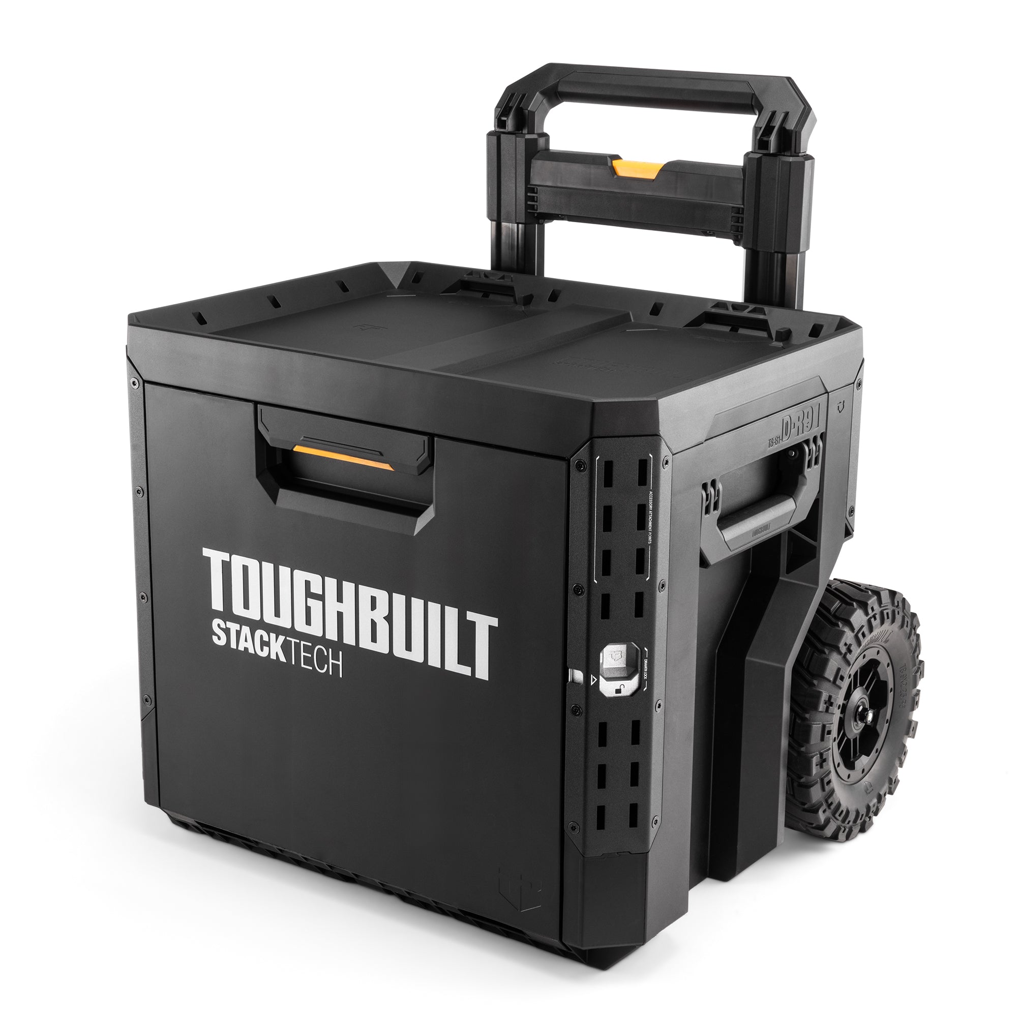 ToughBuilt StackTechRolling Locking Box, Tool Storage & Gear Organizer(Open Box)