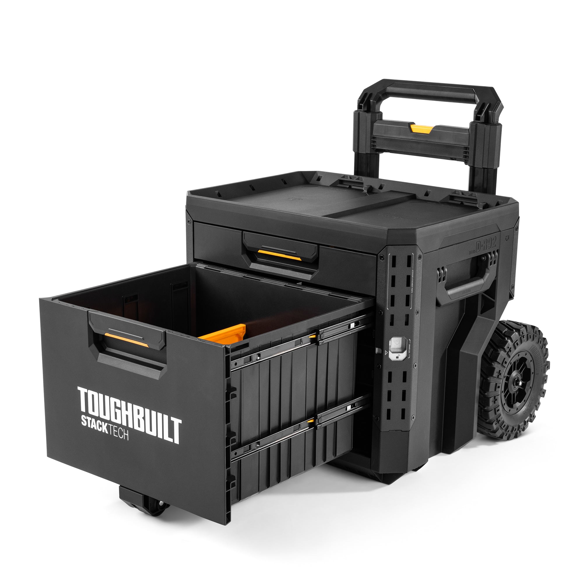 StackTech 2-Drawer Rolling Locking Box, Tool Storage & Gear Organizer (Open Box)