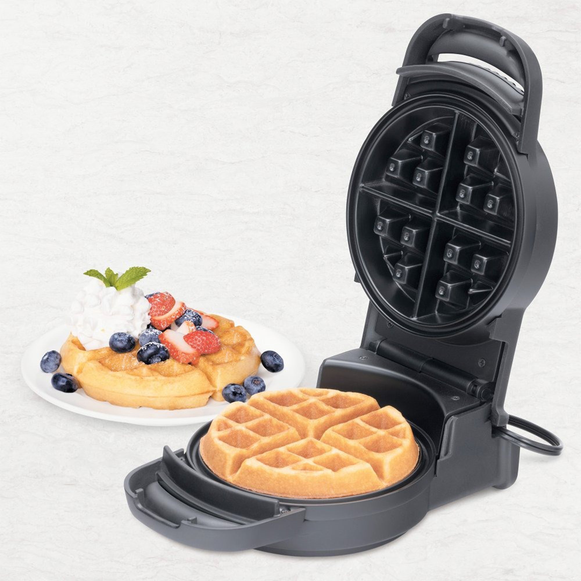 Presto Flip Belgian Waffle Maker, Non-Stick Stainless Steel Kitchen Appliance - VMInnovations