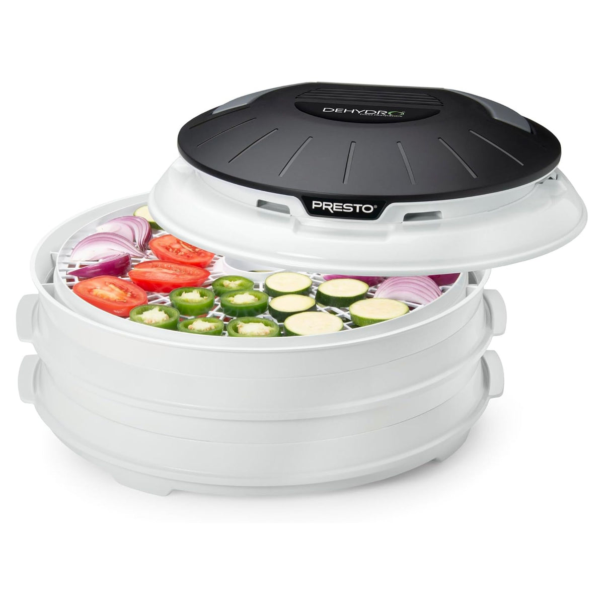 Presto Dehydro Electric Food Dehydrator, Expandable Dryer Machine(Open Box)