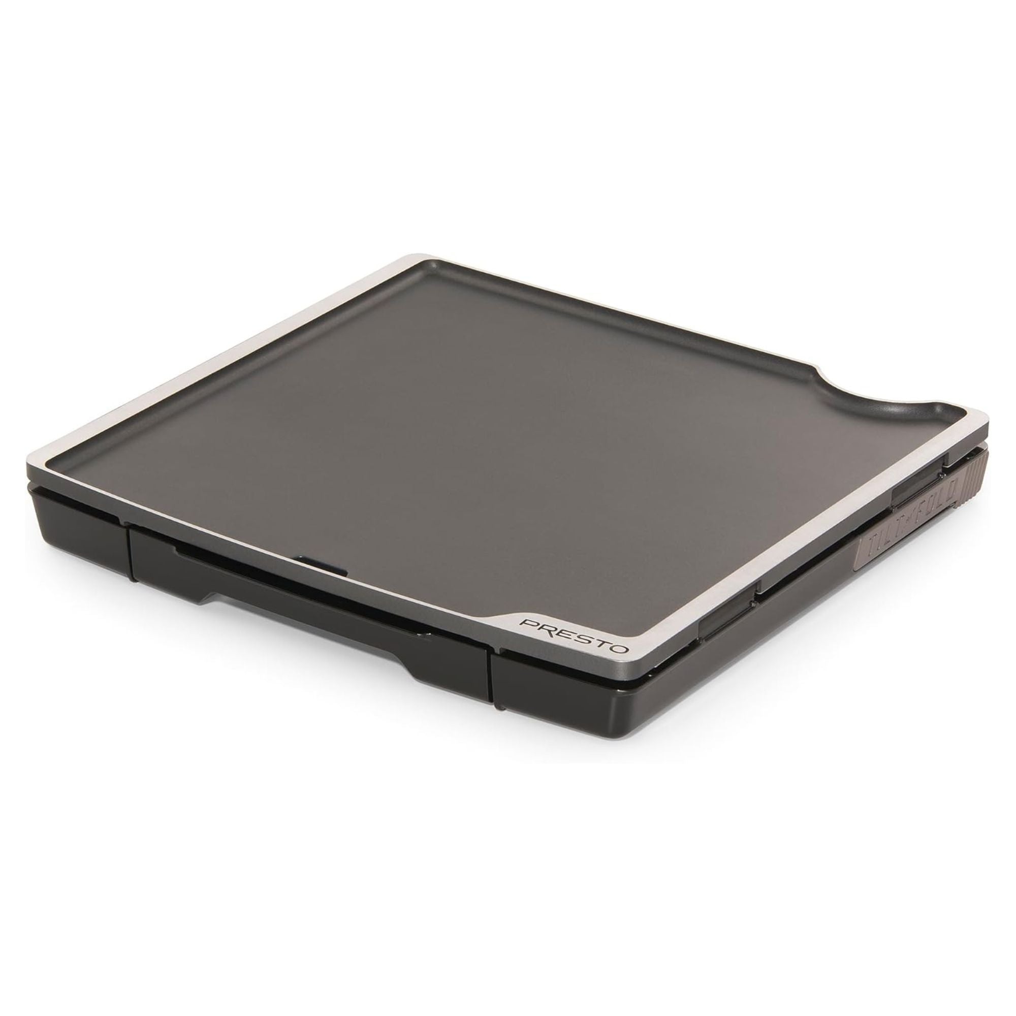 Presto 15-Inch Electric Tilt-n-Fold Griddle, Nonstick Flat Top Grill, Black