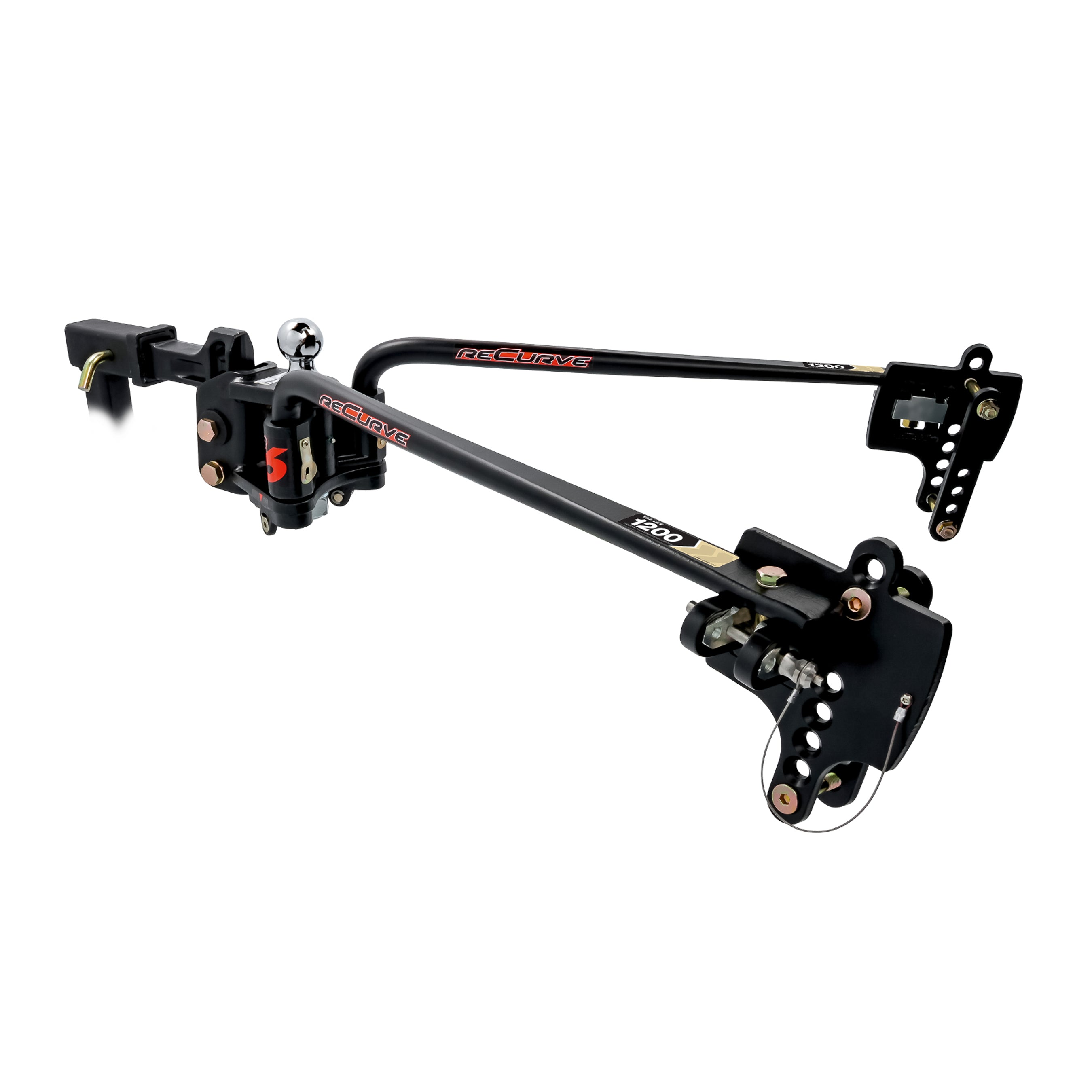 Camco Eaz-Lift ReCurve R6 1200Lb Weight Distribution Hitch, Sway Control, 48734