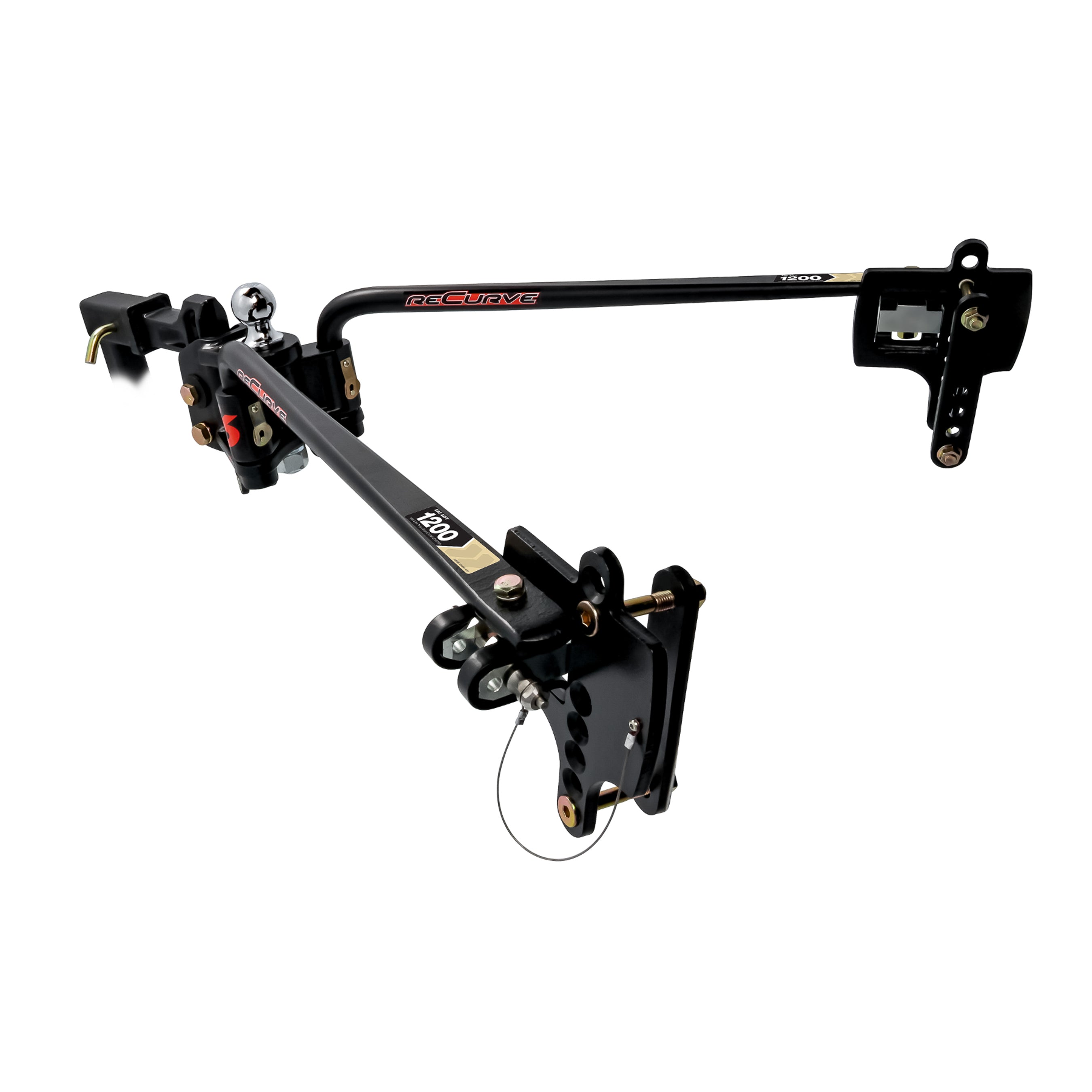 Camco Eaz-Lift ReCurve R6 1200Lb Weight Distribution Hitch, Sway Control, 48734