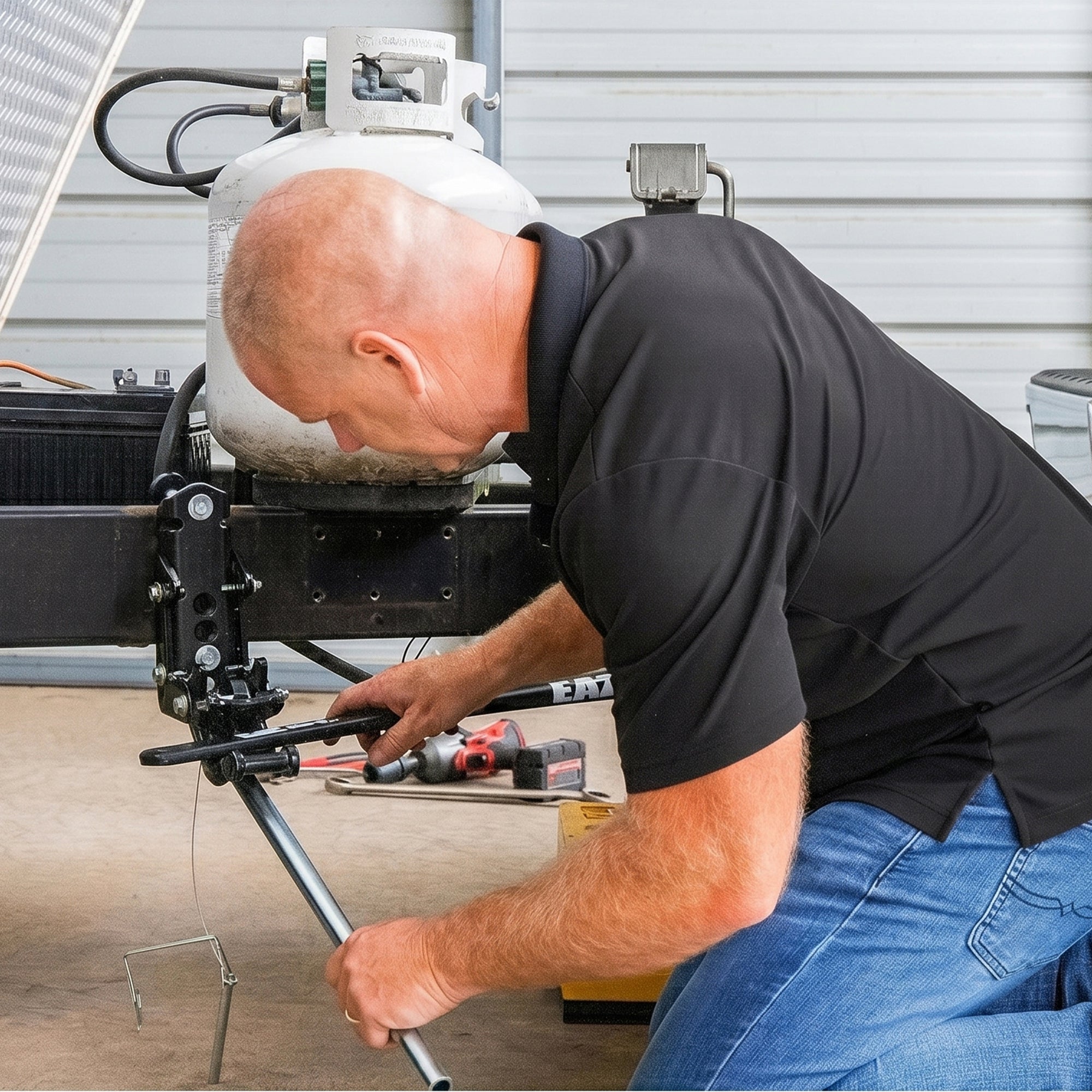 Camco Eaz-Lift TR3 400Lb Weight Distribution Hitch Kit with Sway Control, 48903 - VMInnovations