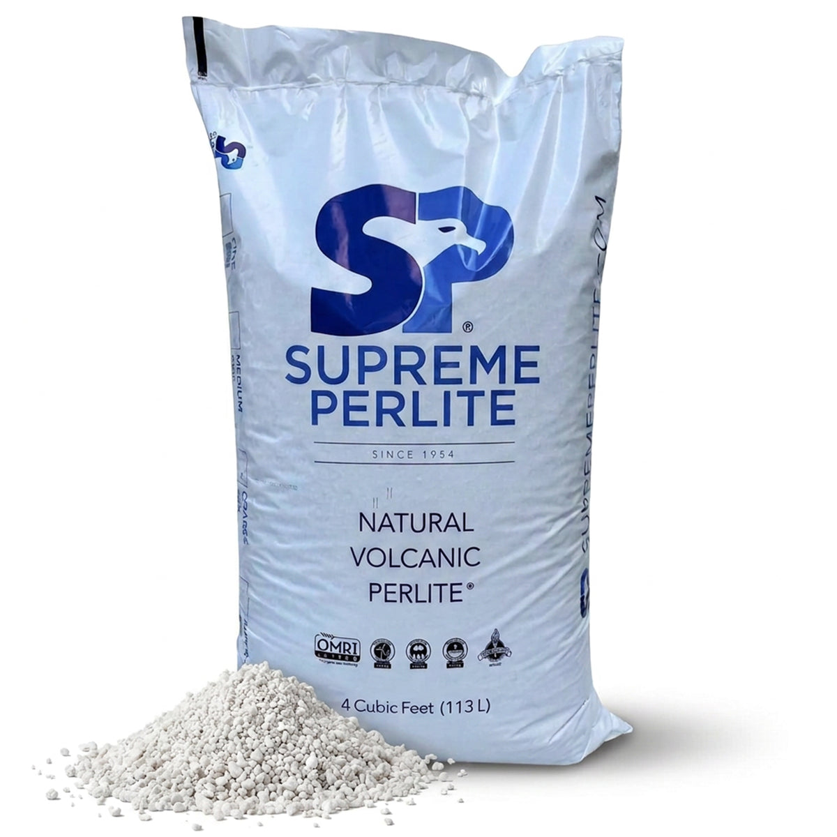 Supreme Perlite Coarse Horticultural Perlite for Potting Soil Mixes, 4 Cu Ft Bag - VMInnovations