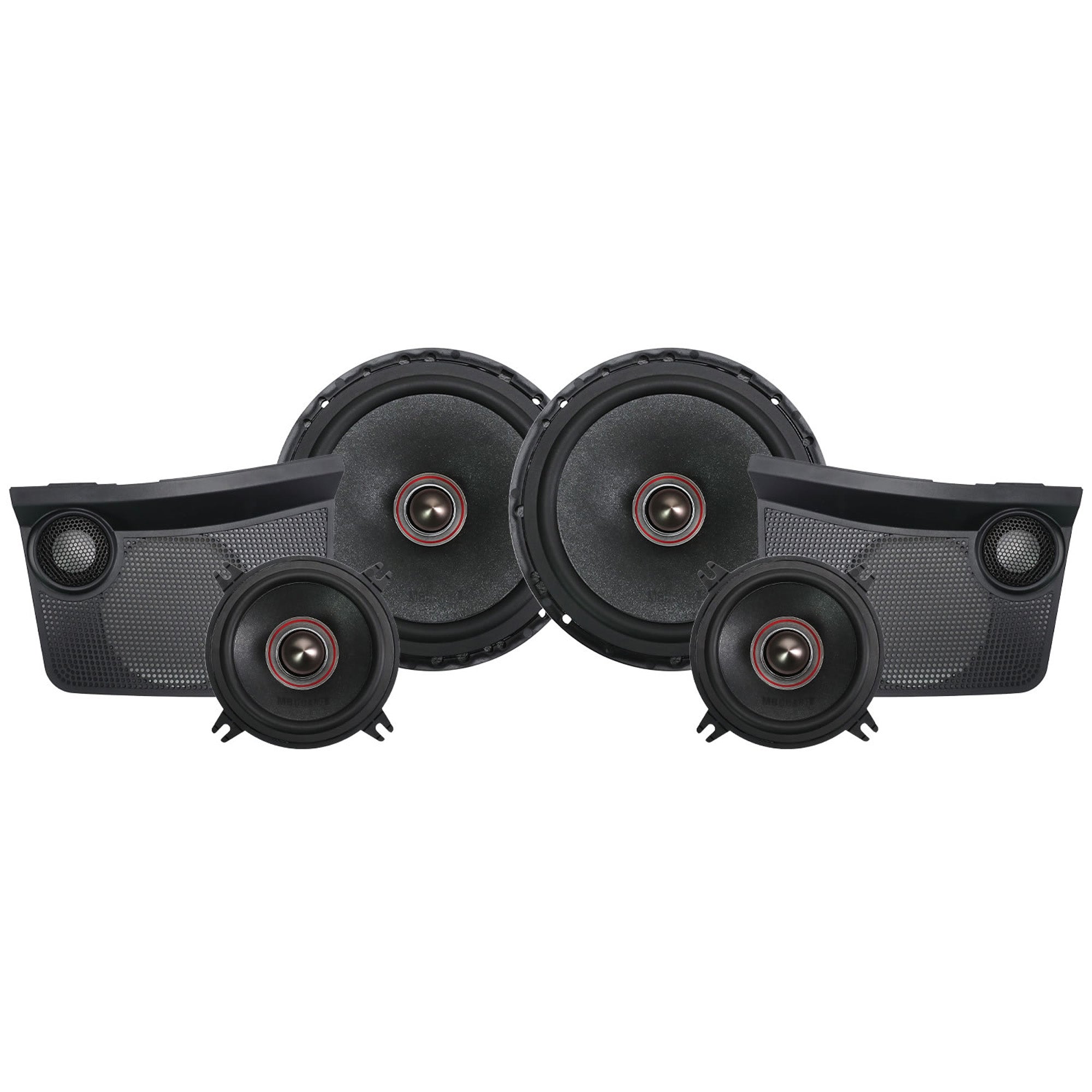 MB Quart Front Dash 3-Way Component Speakers Upgrade Kit for 21-24 Ford Bronco - VMInnovations