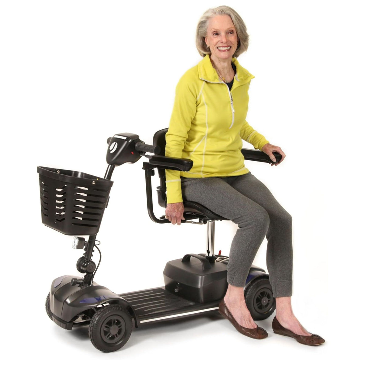 Journey Adventure Mobility Scooter, Electric Motorized Travel Scooter, Red