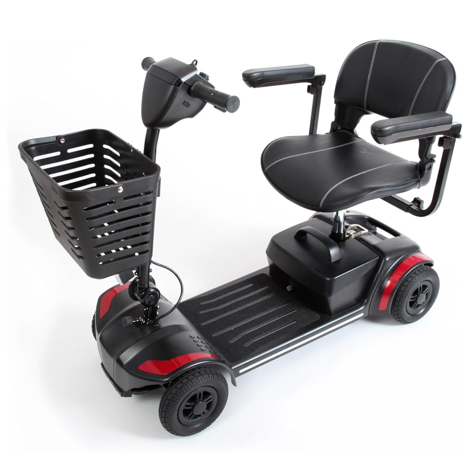 Journey Adventure Mobility Scooter, Electric Motorized Travel Scooter, Red - VMInnovations