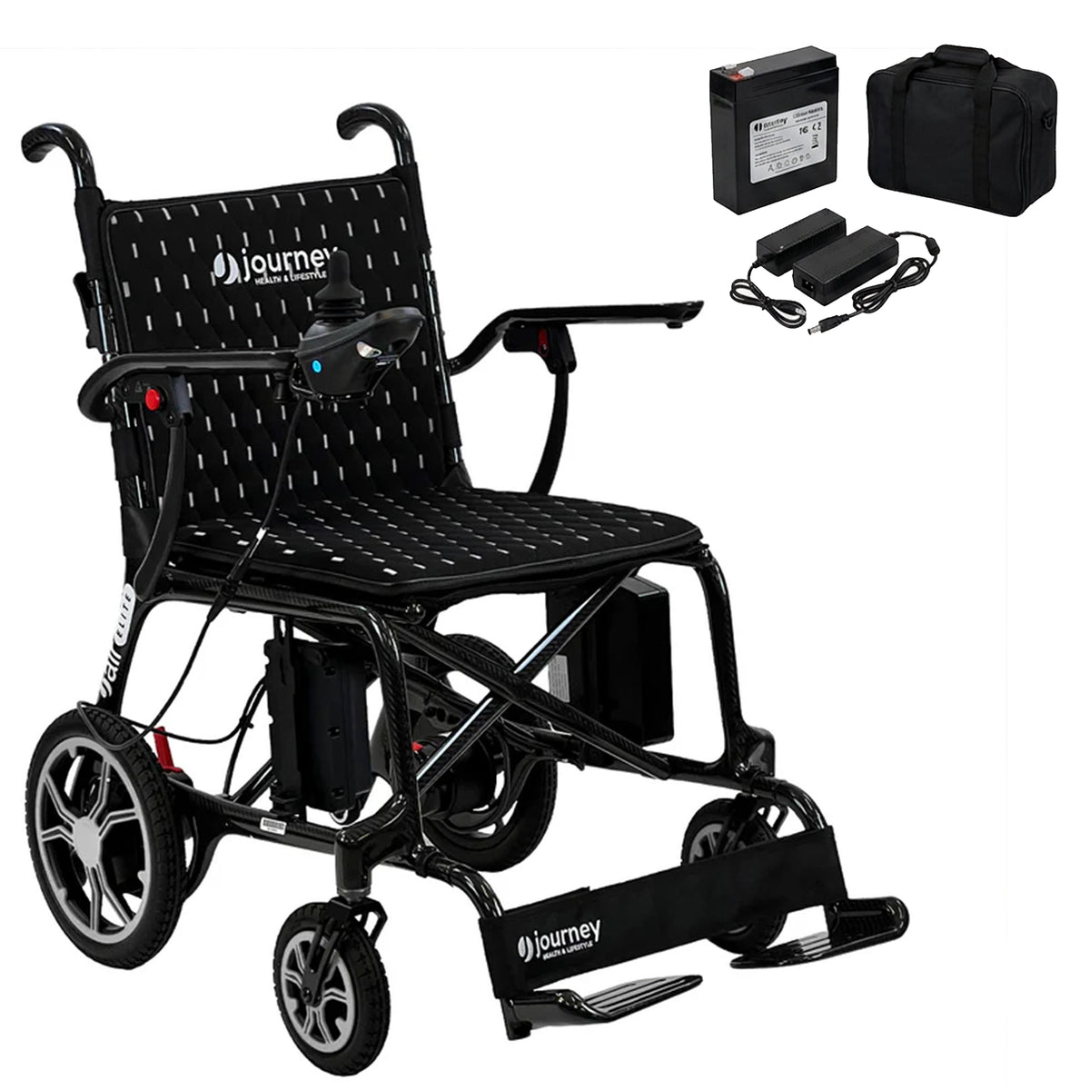 Journey Air Elite Electric Power Chair, Lightweight Foldable Powered Wheelchair - VMInnovations