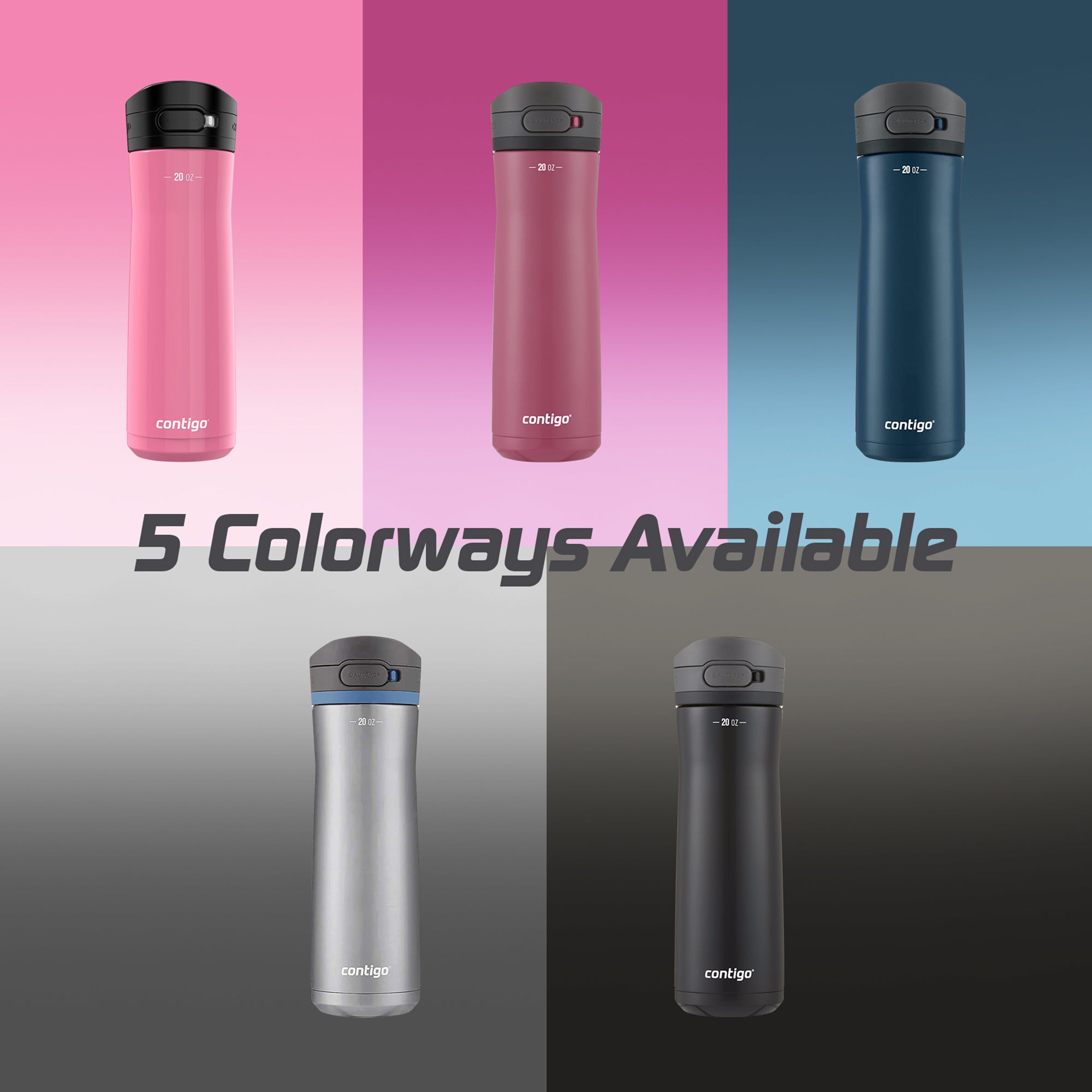 Contigo Jackson Chill 2.0 Stainless Steel Water Bottle w/AUTOPOP Lid (Open Box)