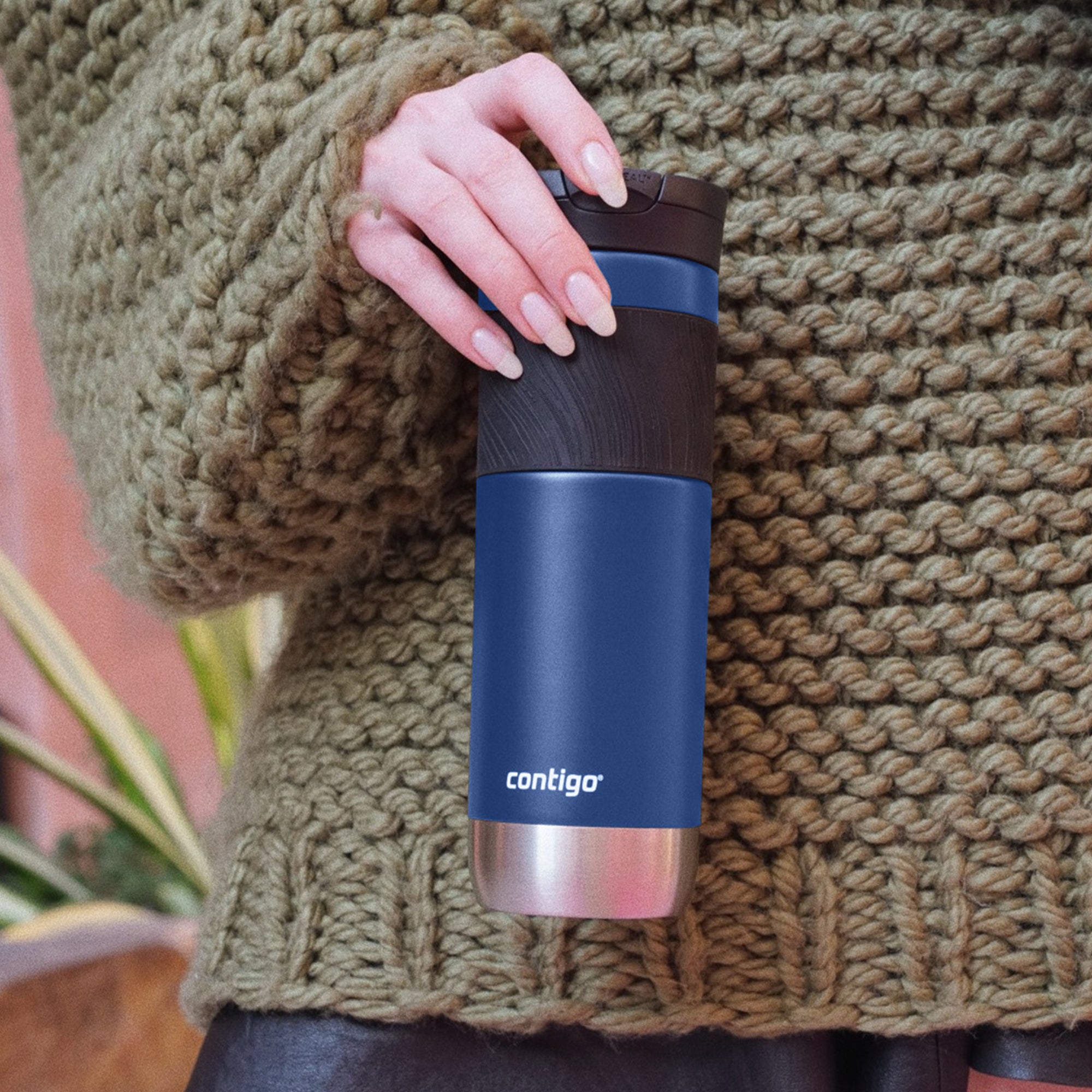 Contigo Byron 2.0 Stainless Steel Travel Mug with SNAPSEAL Lid & Grip, 24 Ounces - VMInnovations