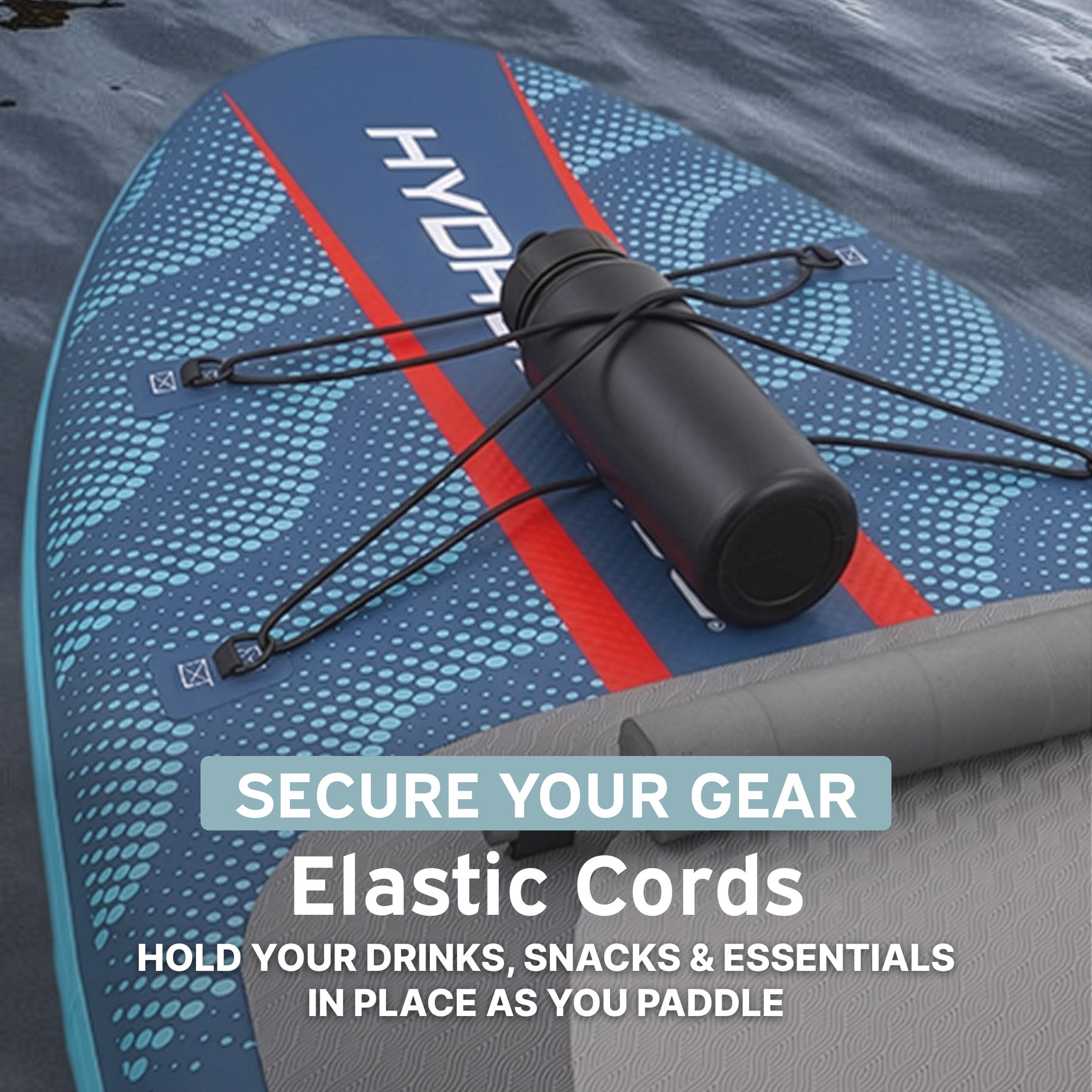Hydro Force Oceana 10' Inflatable Stand-Up Paddle Board & Kayak Set, 2-in-1 SUP
