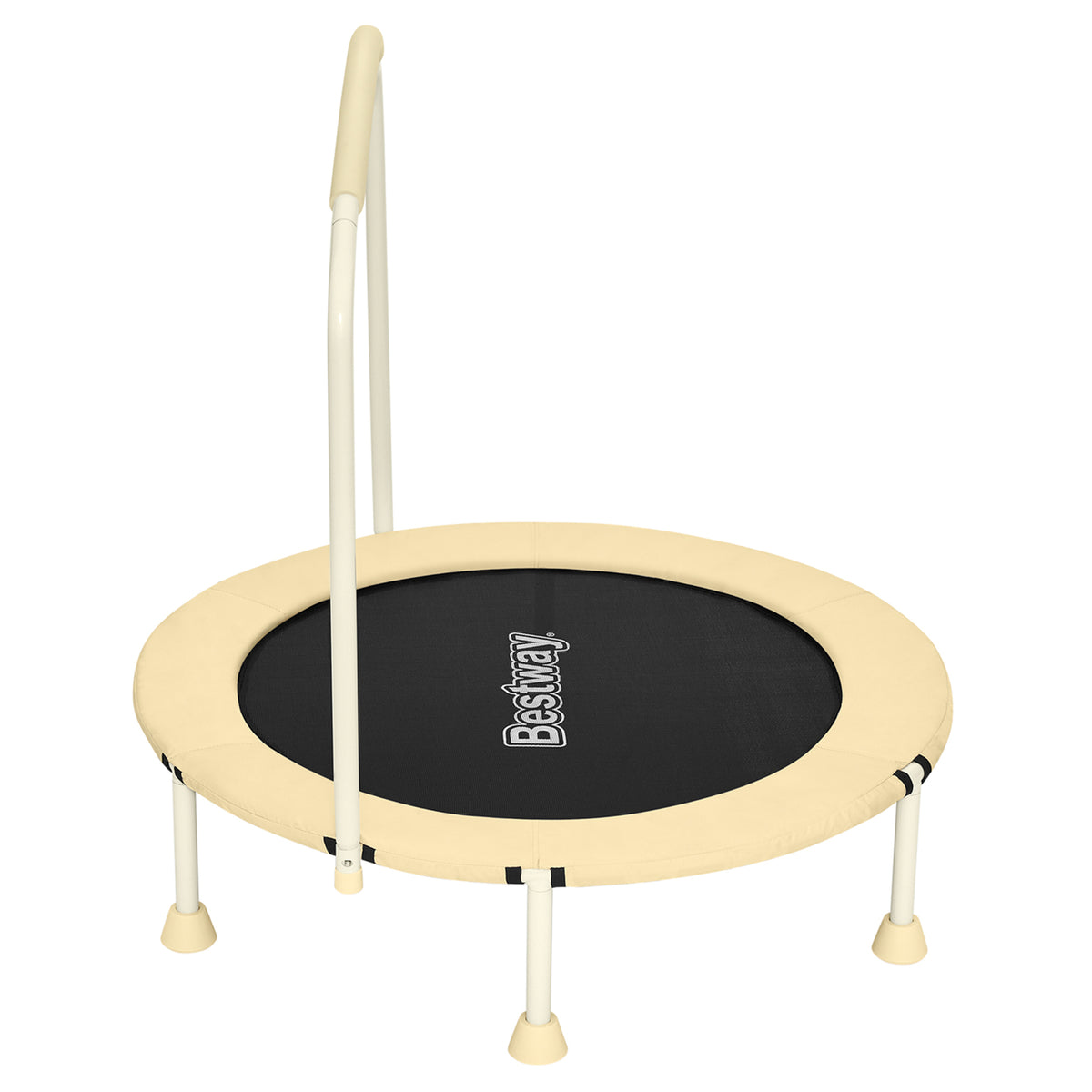 Fisher-Price WonderJump 3ft Indoor Mini Trampoline for Toddlers & Kids, Yellow
