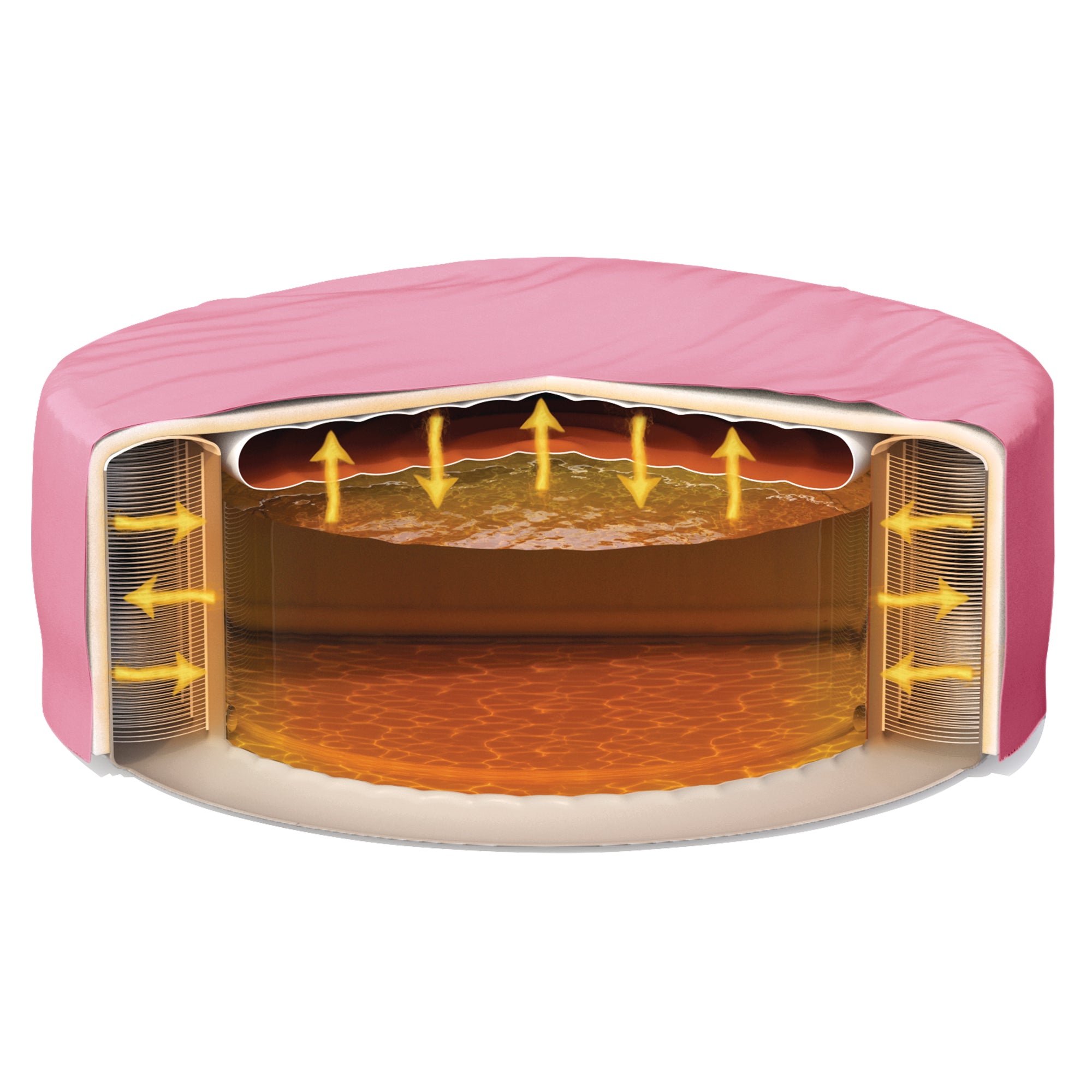 INTEX PureSpa Plus Bubble Massage Spa Set with Energy Efficient Cover, 77" x 28" - VMInnovations