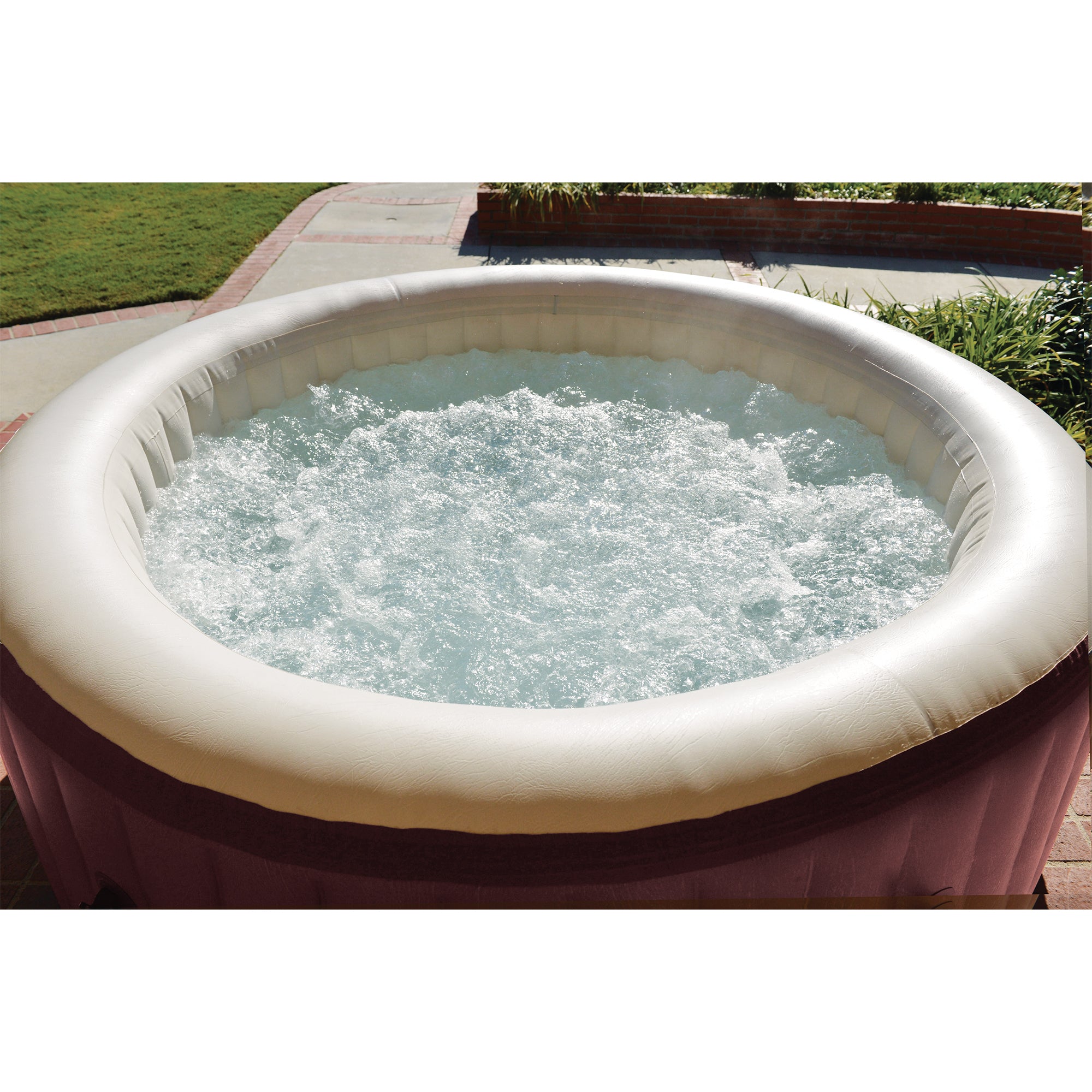 INTEX PureSpa Bubble Massage Spa Set with Energy Efficient Cover, 77" x 28" - VMInnovations