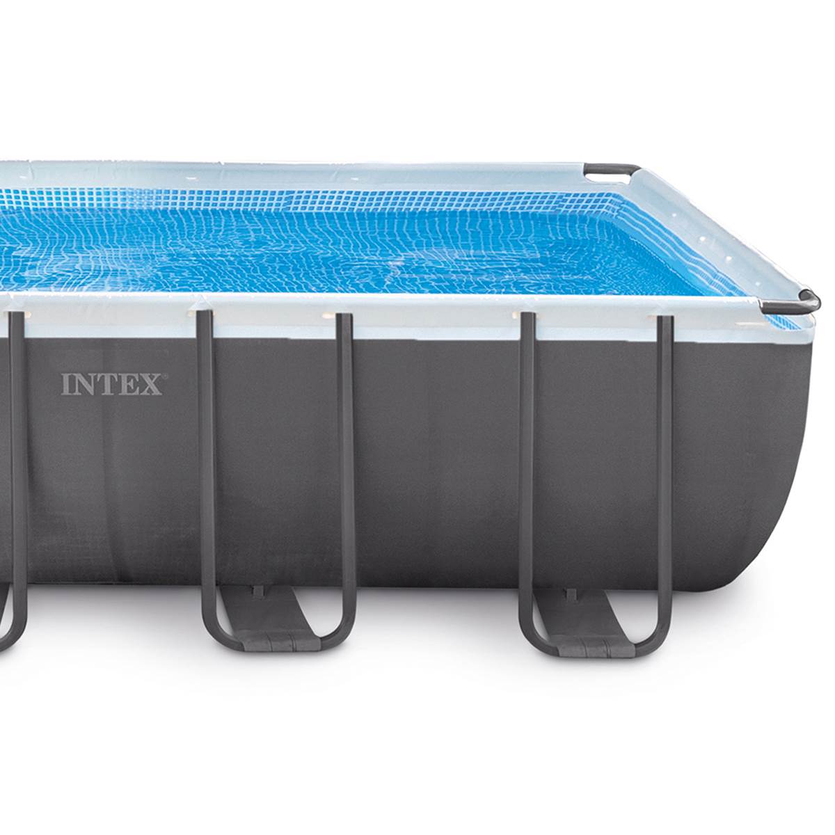 INTEX 18' x 9' x 52" Ultra Frame Rectangular Swimming Pool Set (Open Box)