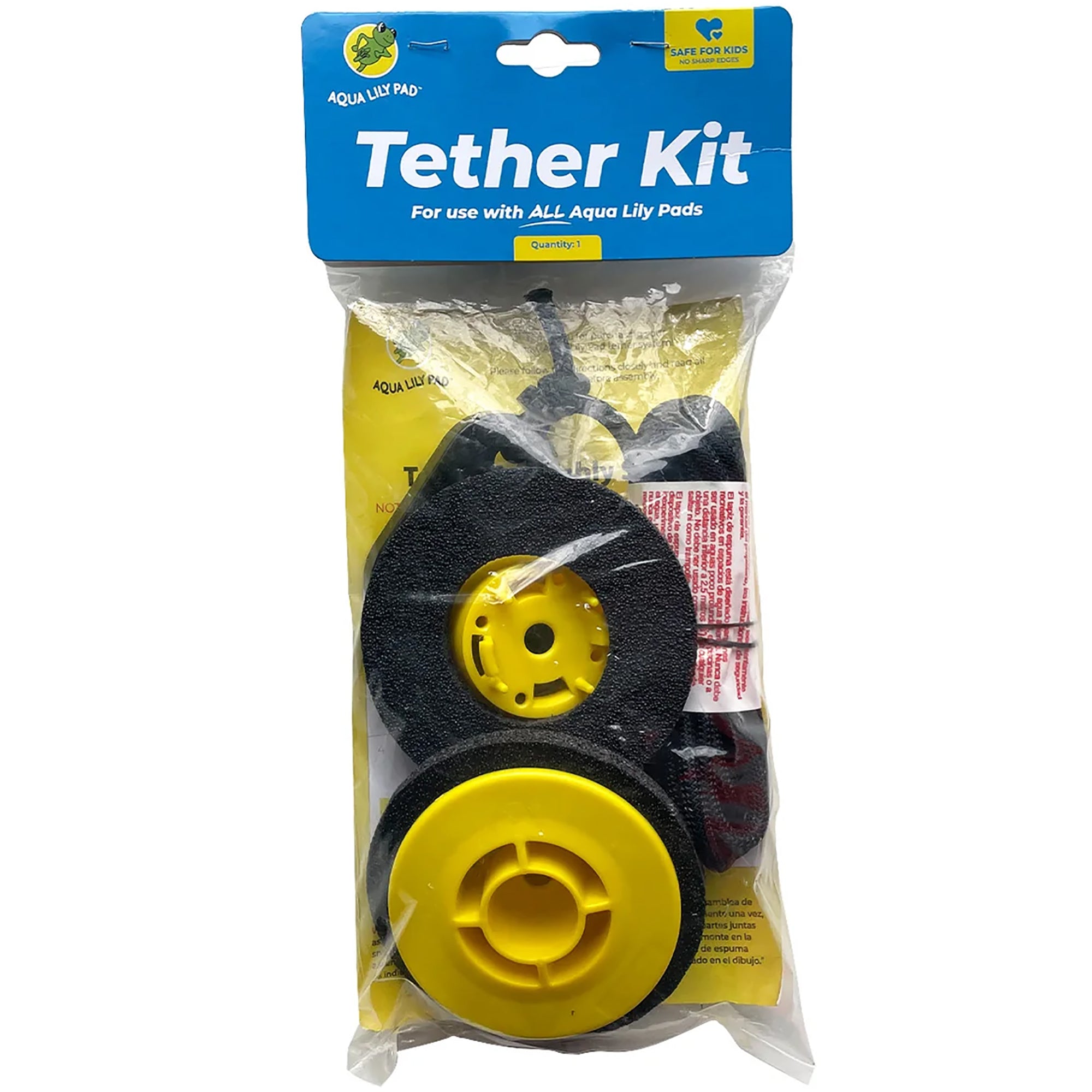 Aqua Lily Pad Replacement Tether Kit with Grommet and Tether, Fits 1 3/8"–1 3/4" - VMInnovations