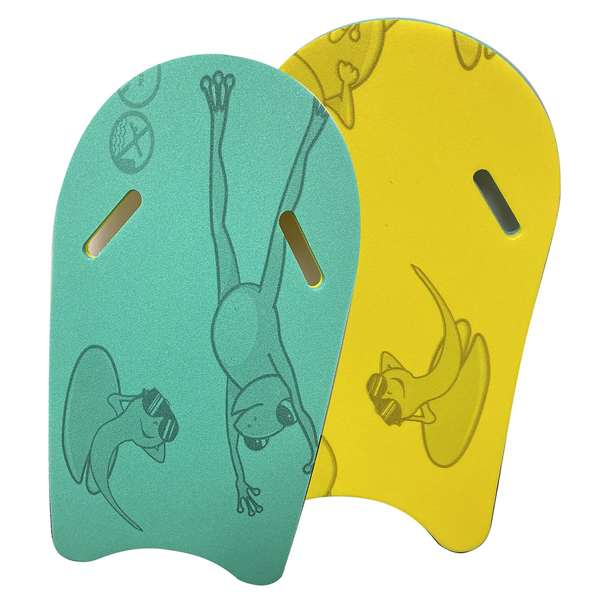 Aqua Lily Pad Giant Kick Boards, Swimming Aid for Adults, 36? x 20?, (Open Box)