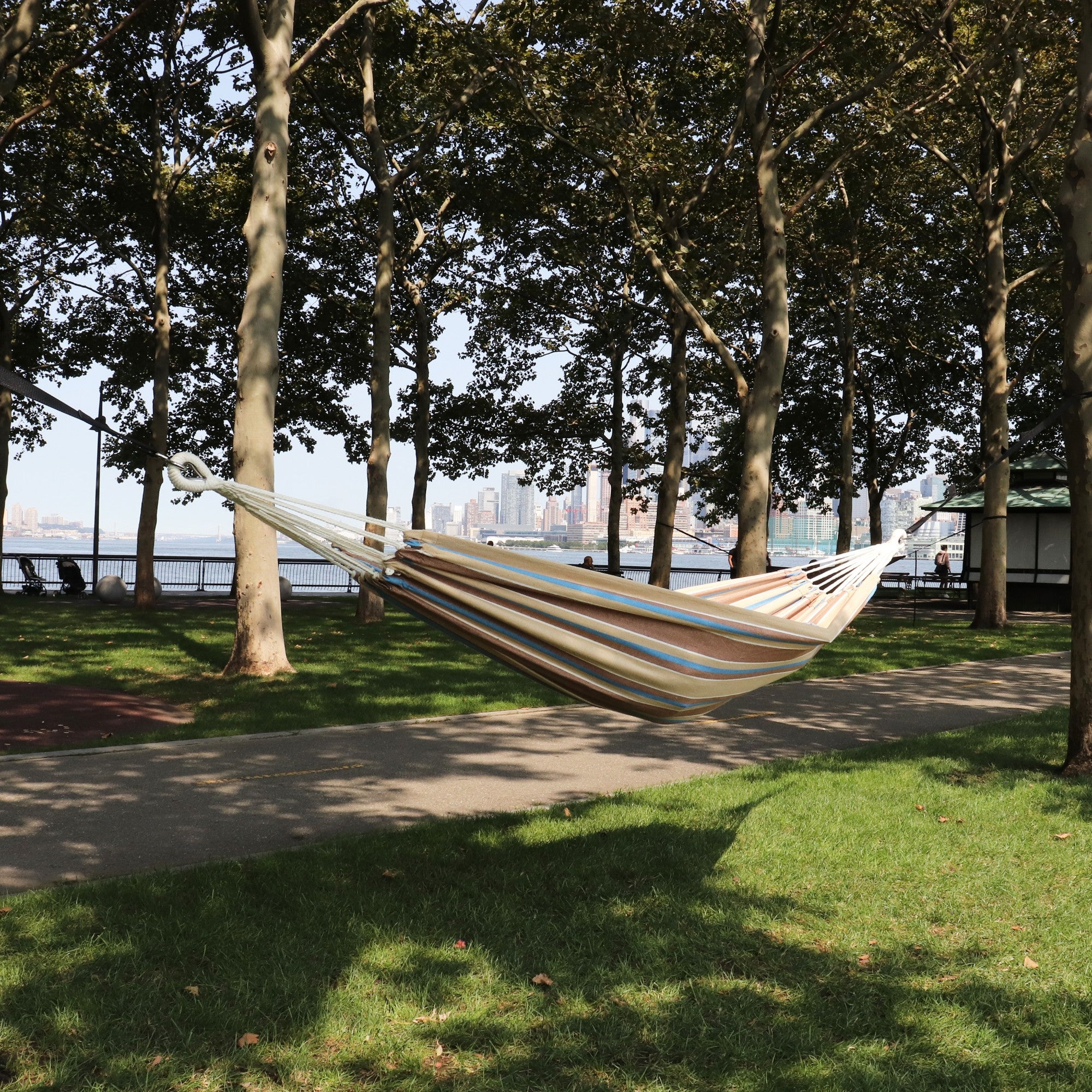 Bliss Hammocks Single Hammock w/ Rope Loops & Tree Straps, 220lb, (Open Box) - VMInnovations