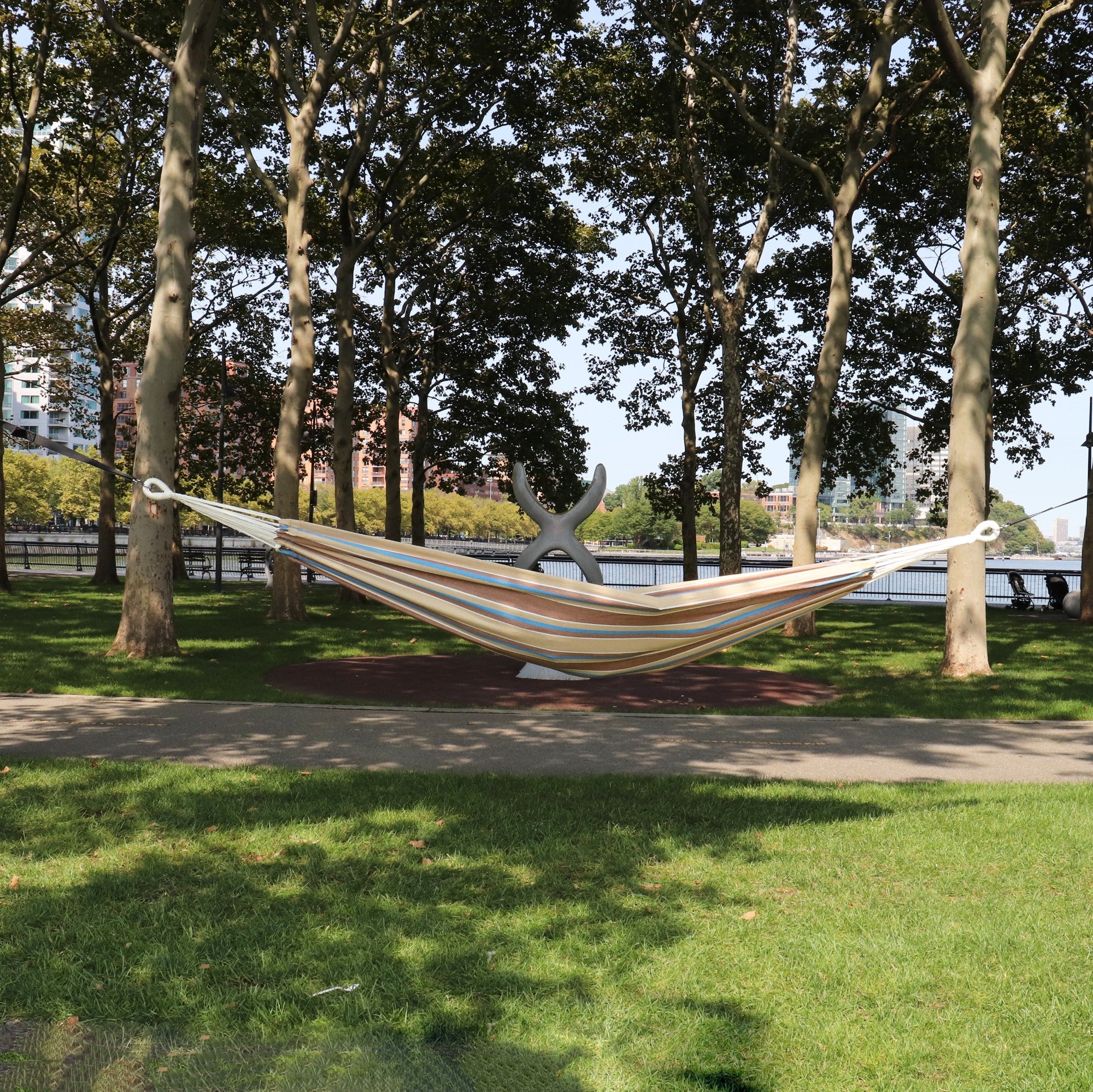 Bliss Hammocks Single Hammock w/ Rope Loops & Tree Straps, 220lb, (Open Box) - VMInnovations