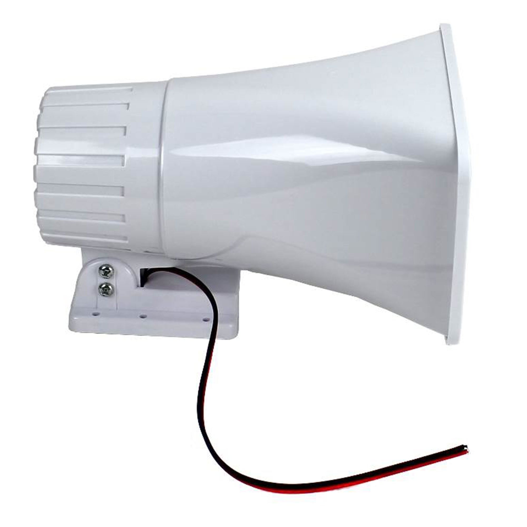 Pyle 8" 65 Watts 8 Ohms Indoor and Outdoor PA Horn Speaker, White (2 Pack) - VMInnovations