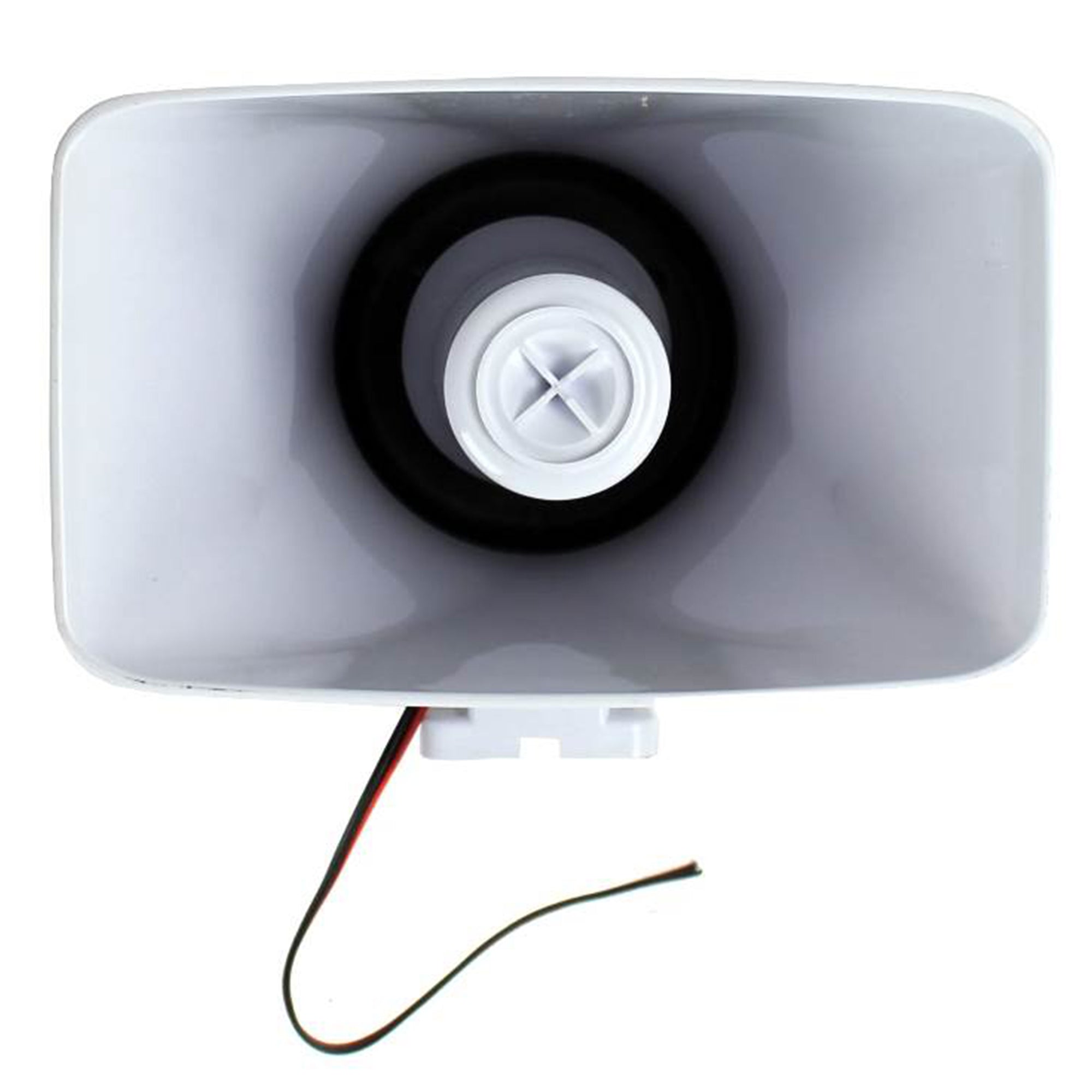 Pyle 8" 65 Watts 8 Ohms Indoor and Outdoor PA Horn Speaker, White (2 Pack) - VMInnovations