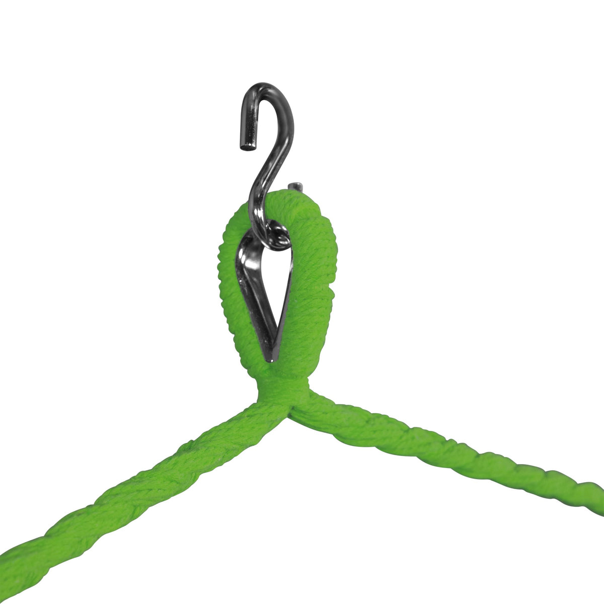 Bliss Hammocks Tahiti Rope Hammock Chair with Spreader Bar and Hardware, Green (Open Box)