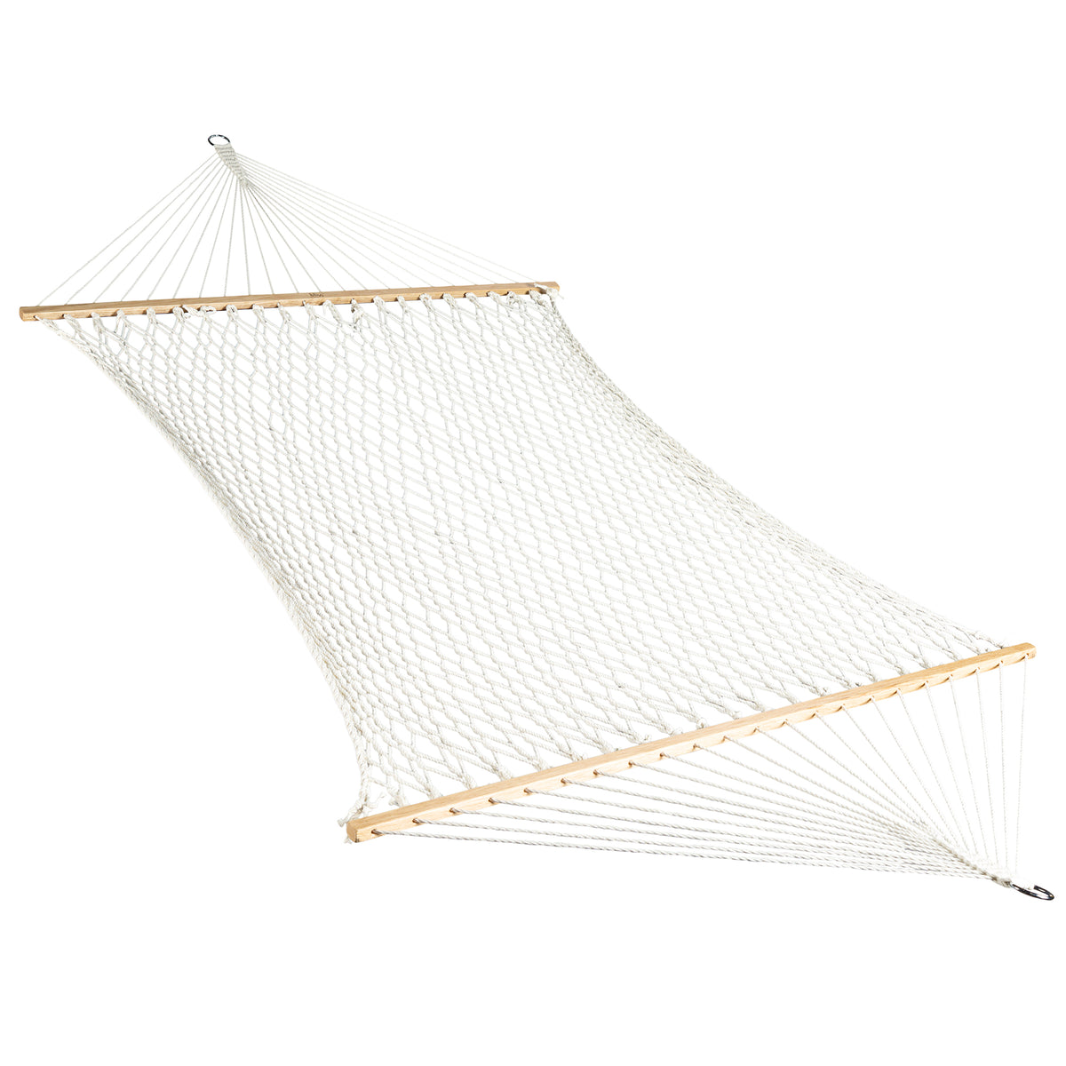 Bliss Hammocks Classic 2-Person Cotton Rope Hammock w/Spreader, 80x60,(Open Box) - VMInnovations