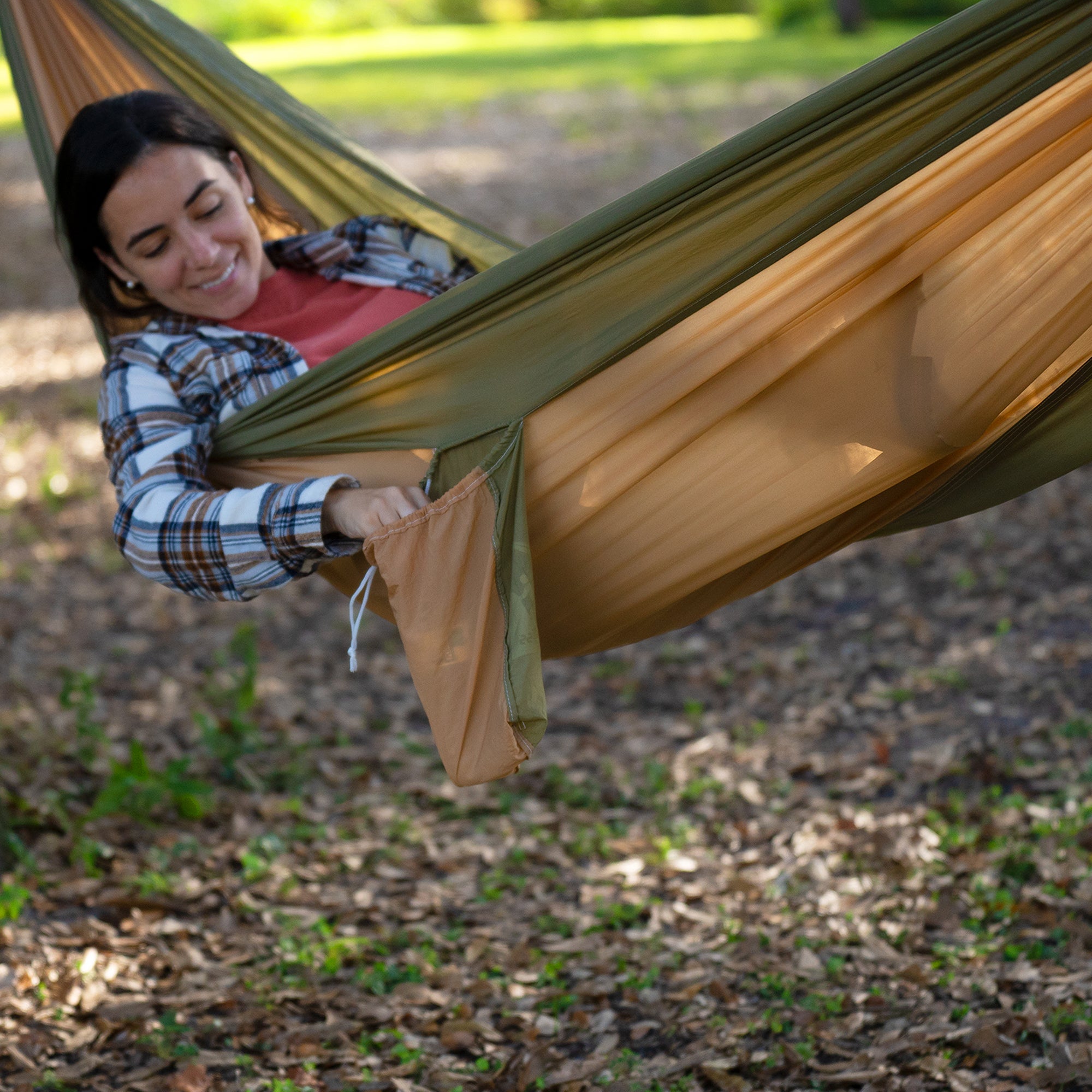 Bliss Hammocks Hammock in a Bag with Carabiner Hooks & Tree Straps, Desert Storm - VMInnovations