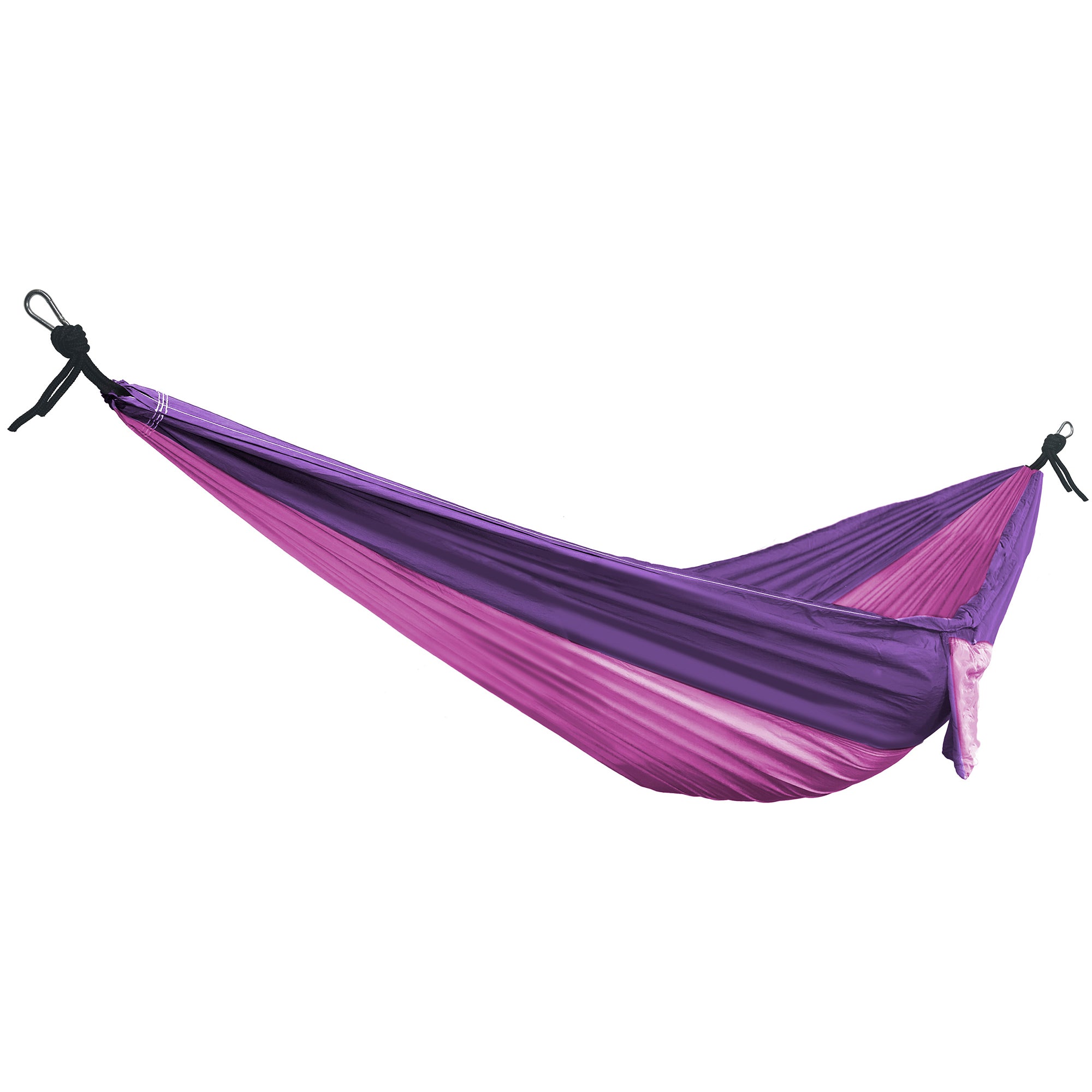 Bliss Hammocks Hammock in a Bag with Carabiner Hooks & Tree Straps, Pink Purple - VMInnovations