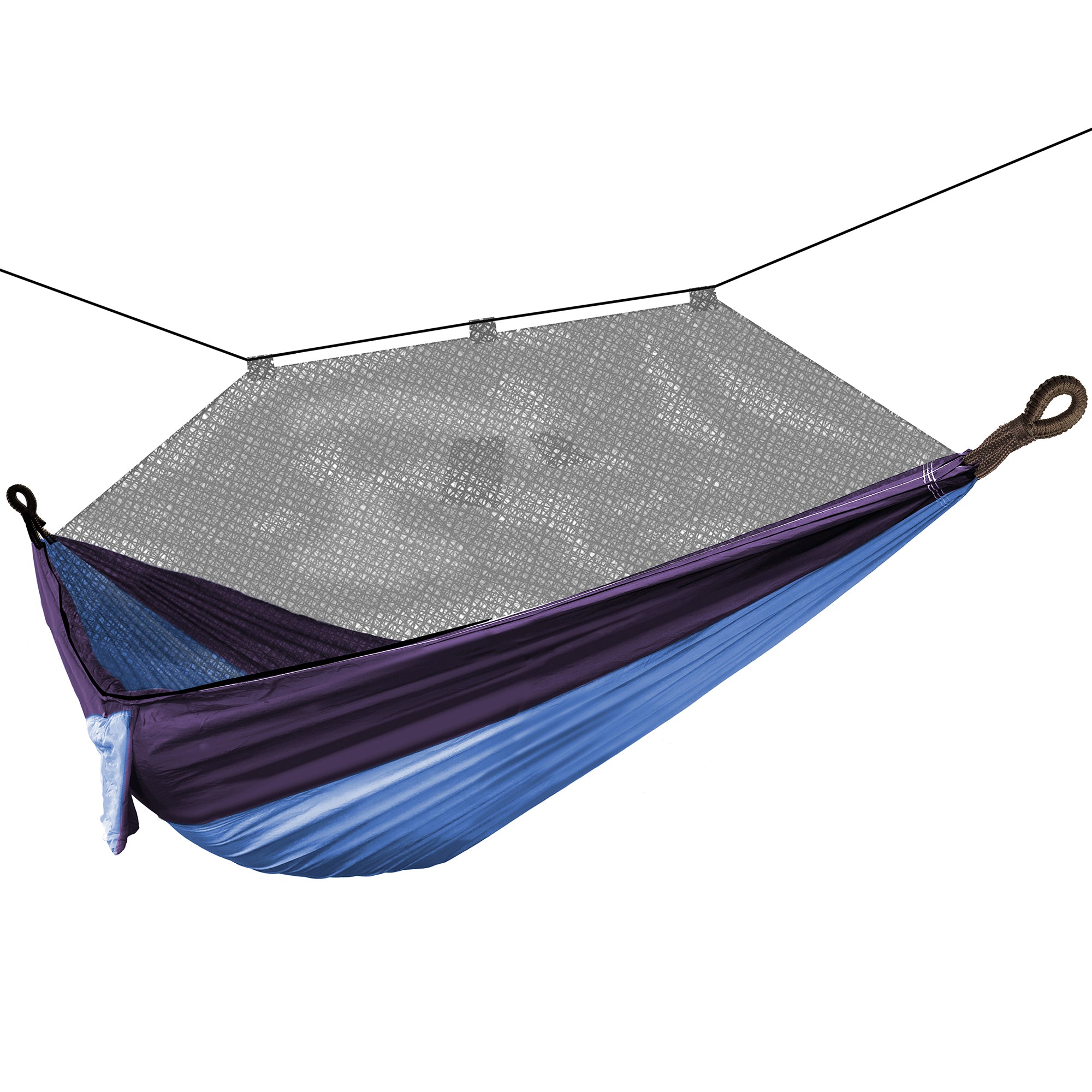 Bliss Hammocks Hammock in a Bag with Mosquito Net and Tree Straps, Royal Blue - VMInnovations