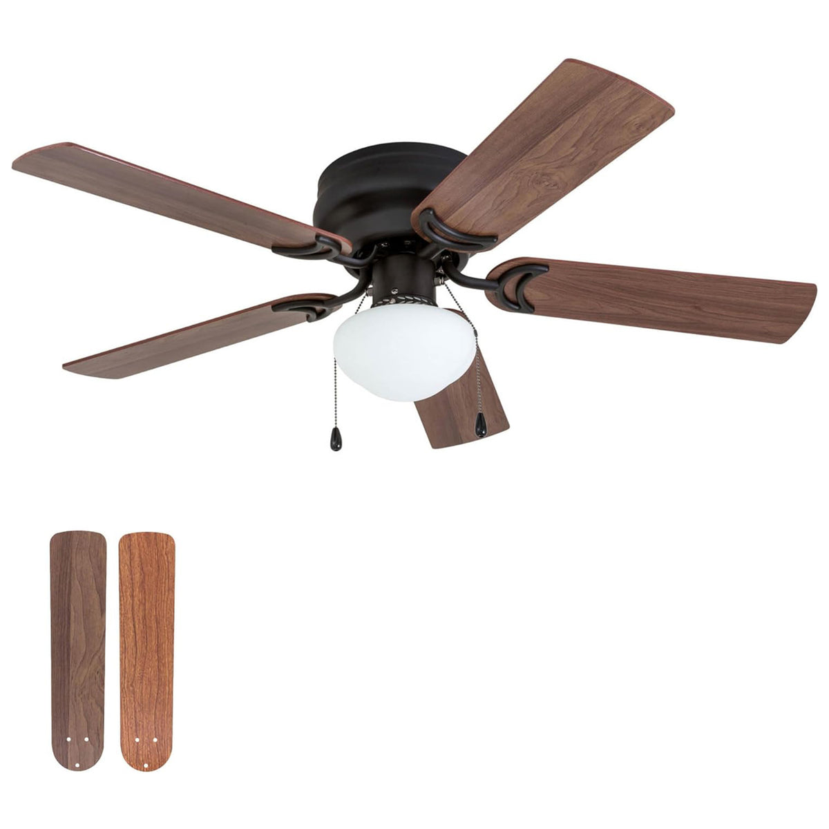 Prominence Home Alvina 42 Inch Indoor LED Ceiling Fan with Pull Chain,(Open Box) - VMInnovations