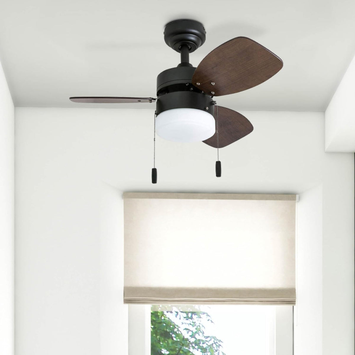 Honeywell Ocean Breeze 30" Indoor Ceiling Fan with Light & Pull Chain (Open Box)