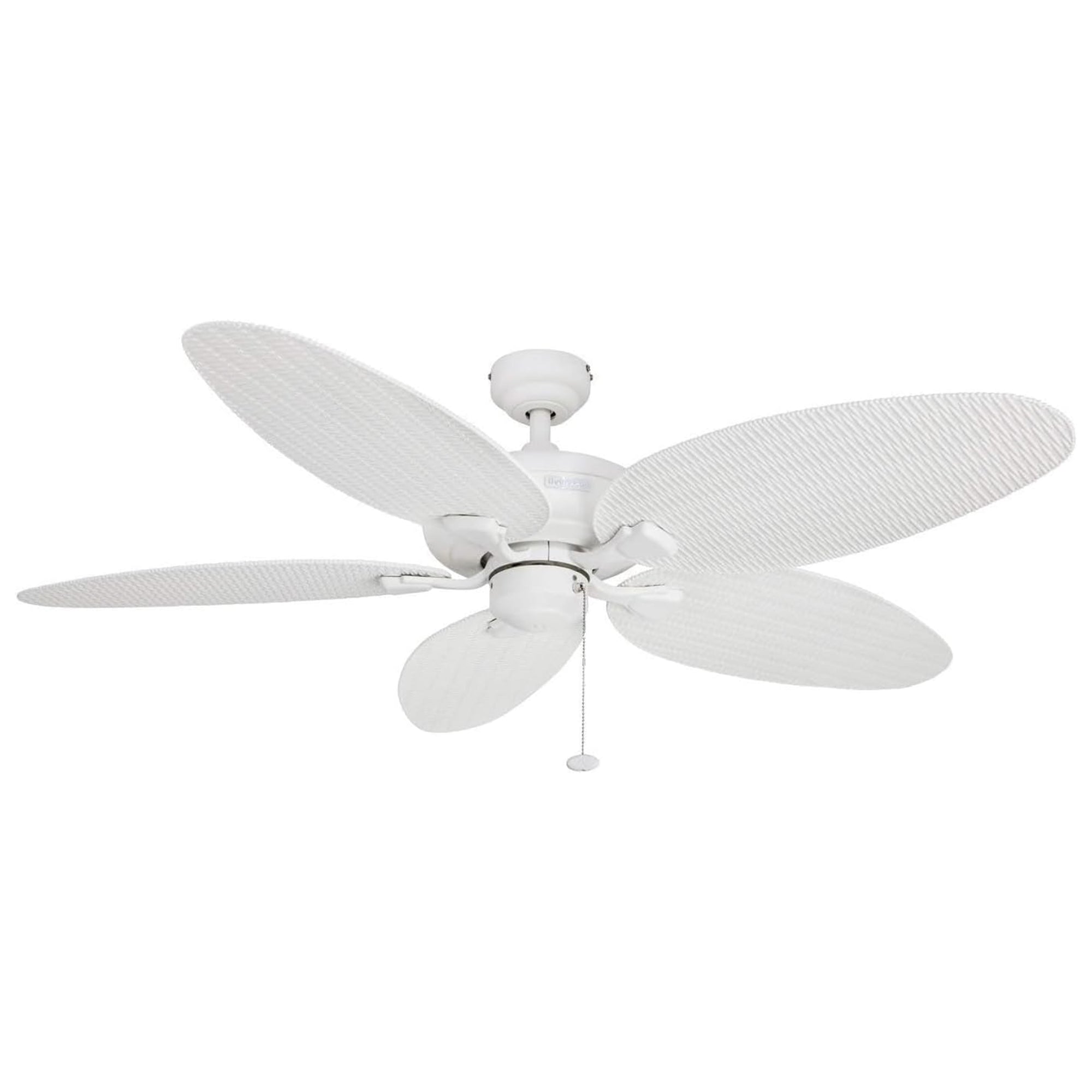 Honeywell Duval 52-Inch Tropical Indoor Outdoor Ceiling Fan, Pull Chain, White - VMInnovations