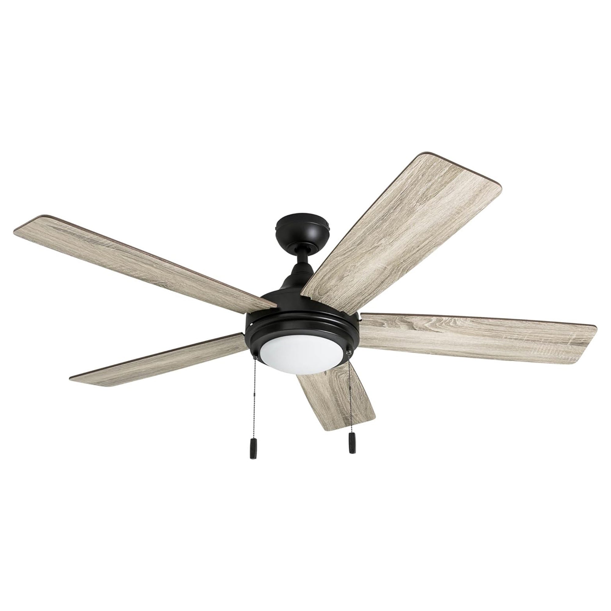 Honeywell Ventnor 52" Modern Farmhouse LED Ceiling Fan with Pull Chain, Bronze - VMInnovations