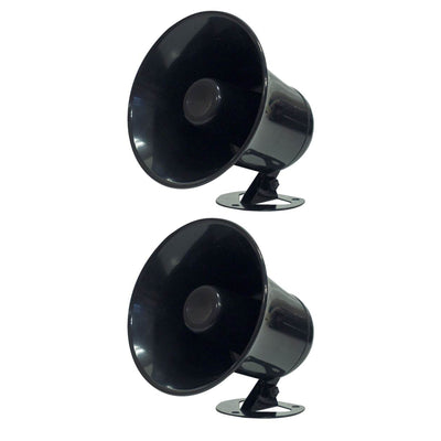 2) NEW PYRAMID SP5 All Weather 5'' 30W PA Mono Extension Horn Trumpet Speakers