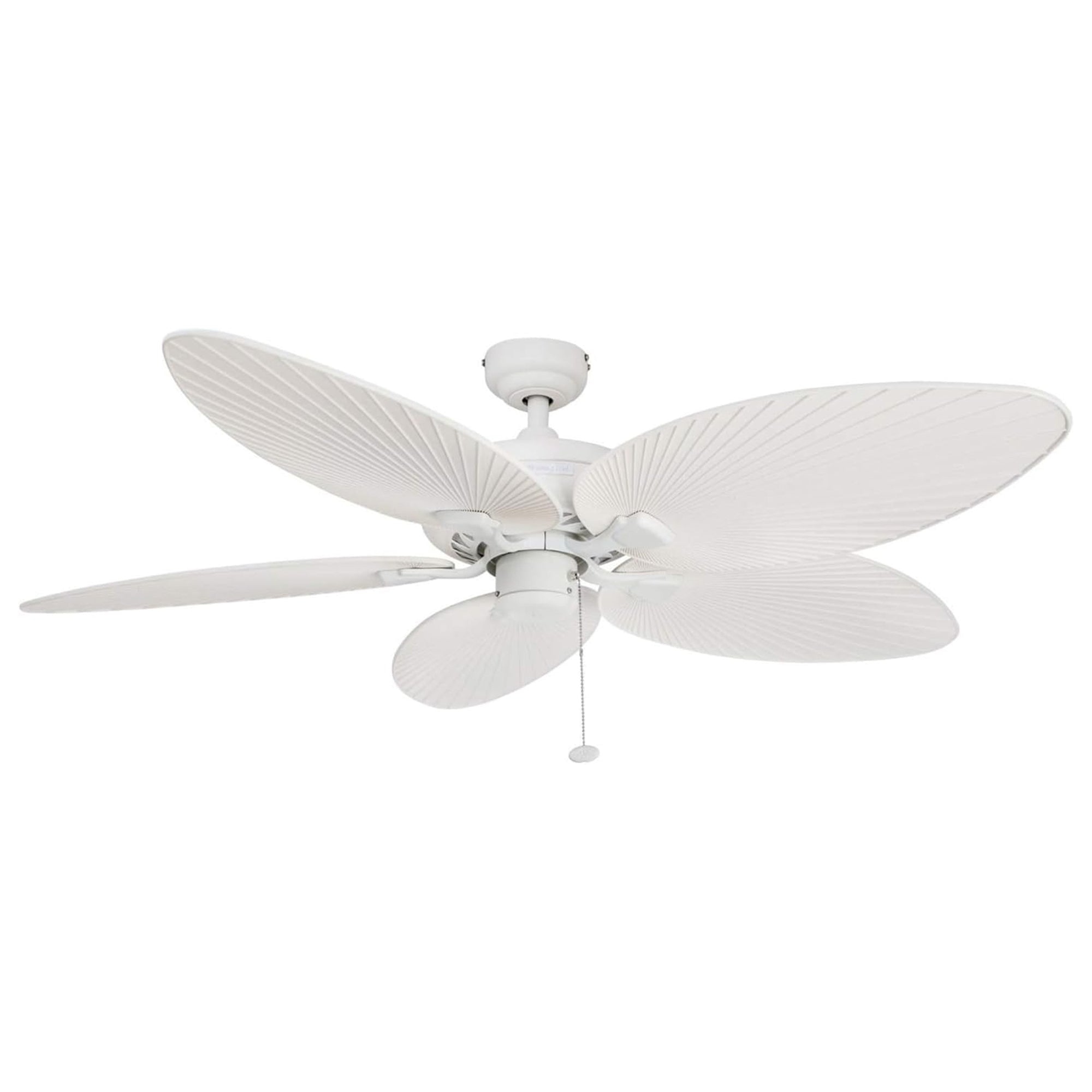 Honeywell Palm Island 52 Inch Tropical Ceiling Fan, Pull Chain, No Light, White - VMInnovations
