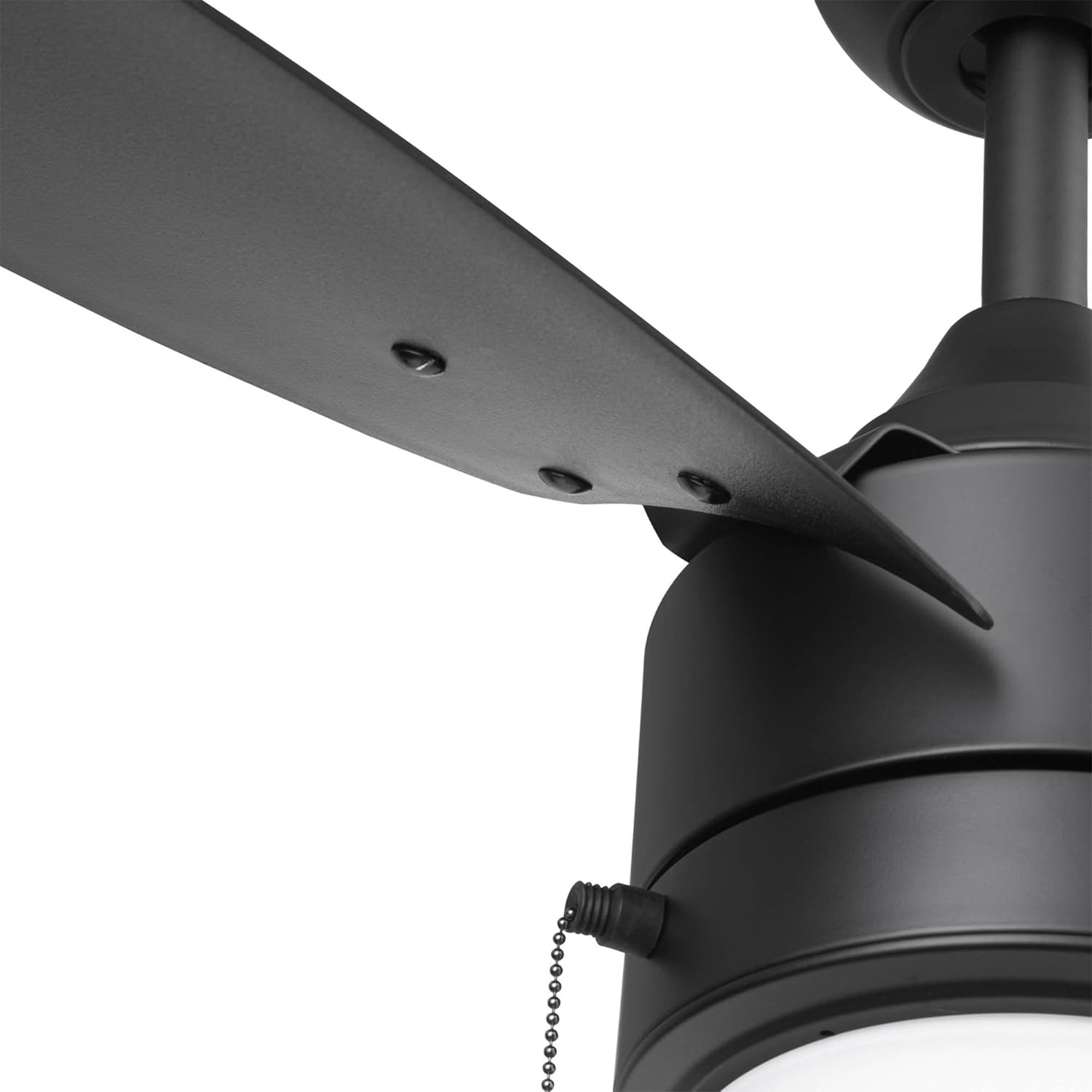 Prominence Home Teo 56 Inch Outdoor LED Ceiling Fan With Light, Matte Black - VMInnovations