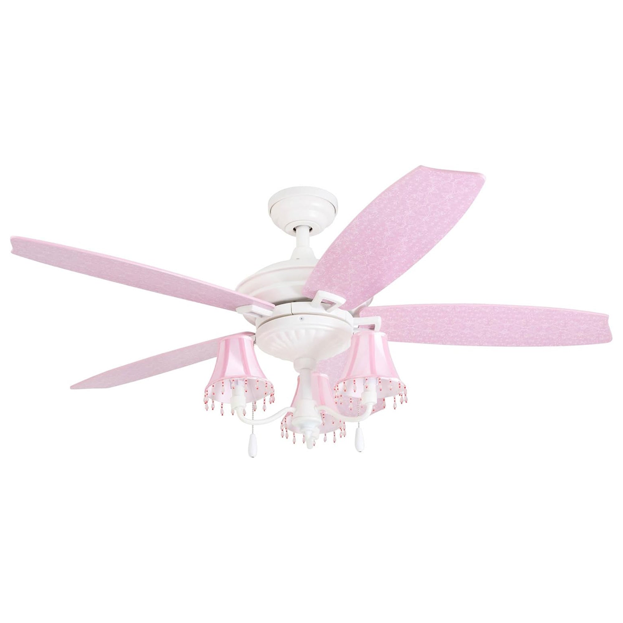 Prominence Home Elsa 48" Princess Style Indoor LED Ceiling Fan with Pull Chain - VMInnovations
