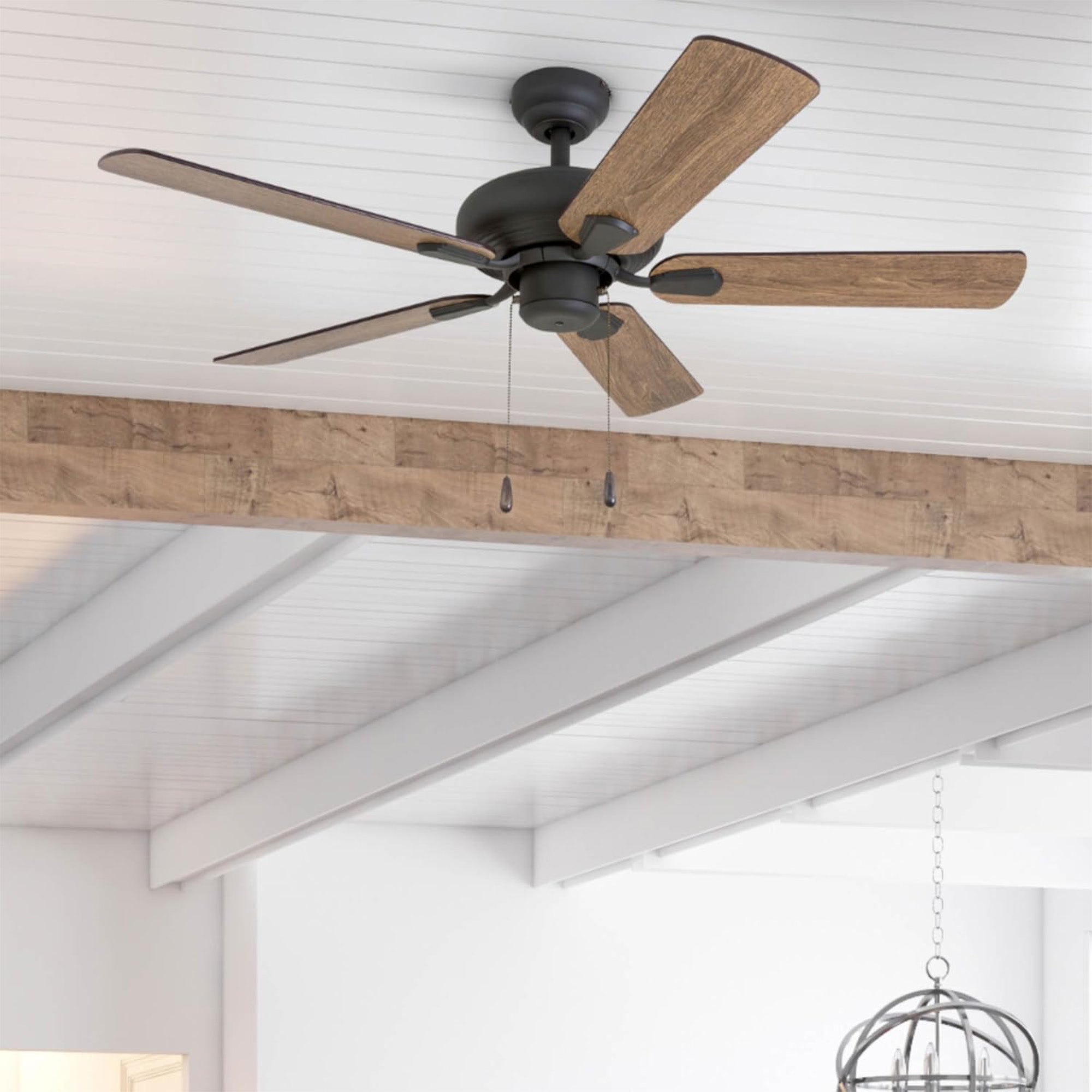 Honeywell Russwood 42" Indoor Ceiling Fan with Pull Chain, No Light, Bronze - VMInnovations