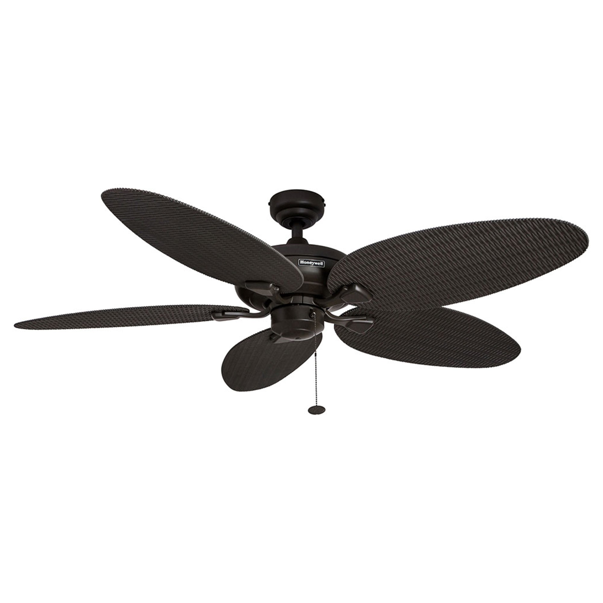 Honeywell Duval 52-Inch Tropical Indoor Outdoor Ceiling Fan, Pull Chain, Bronze - VMInnovations