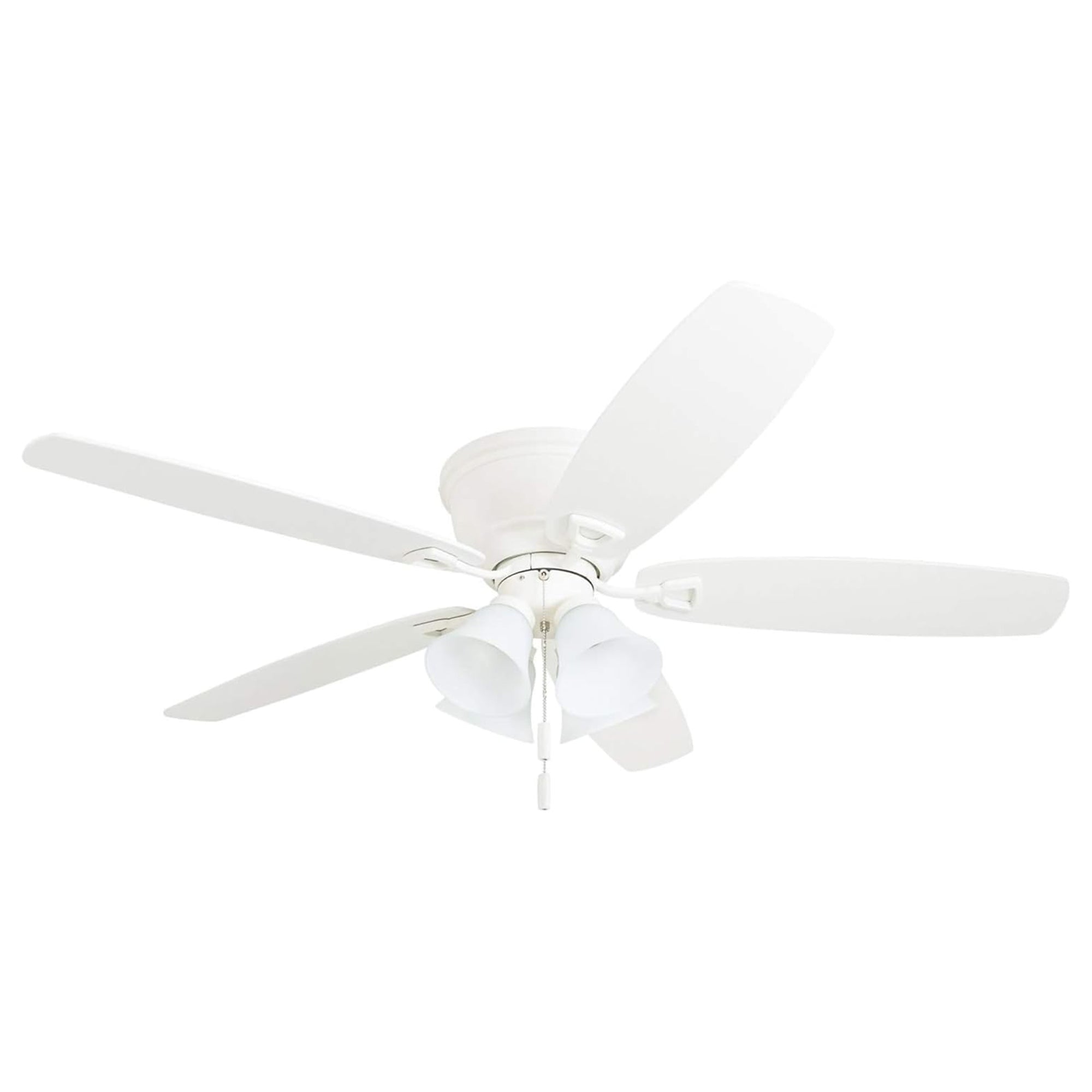 Honeywell Glen Alden 52 Inch Indoor Ceiling Fan with 4 Lights, Reversible, White - VMInnovations